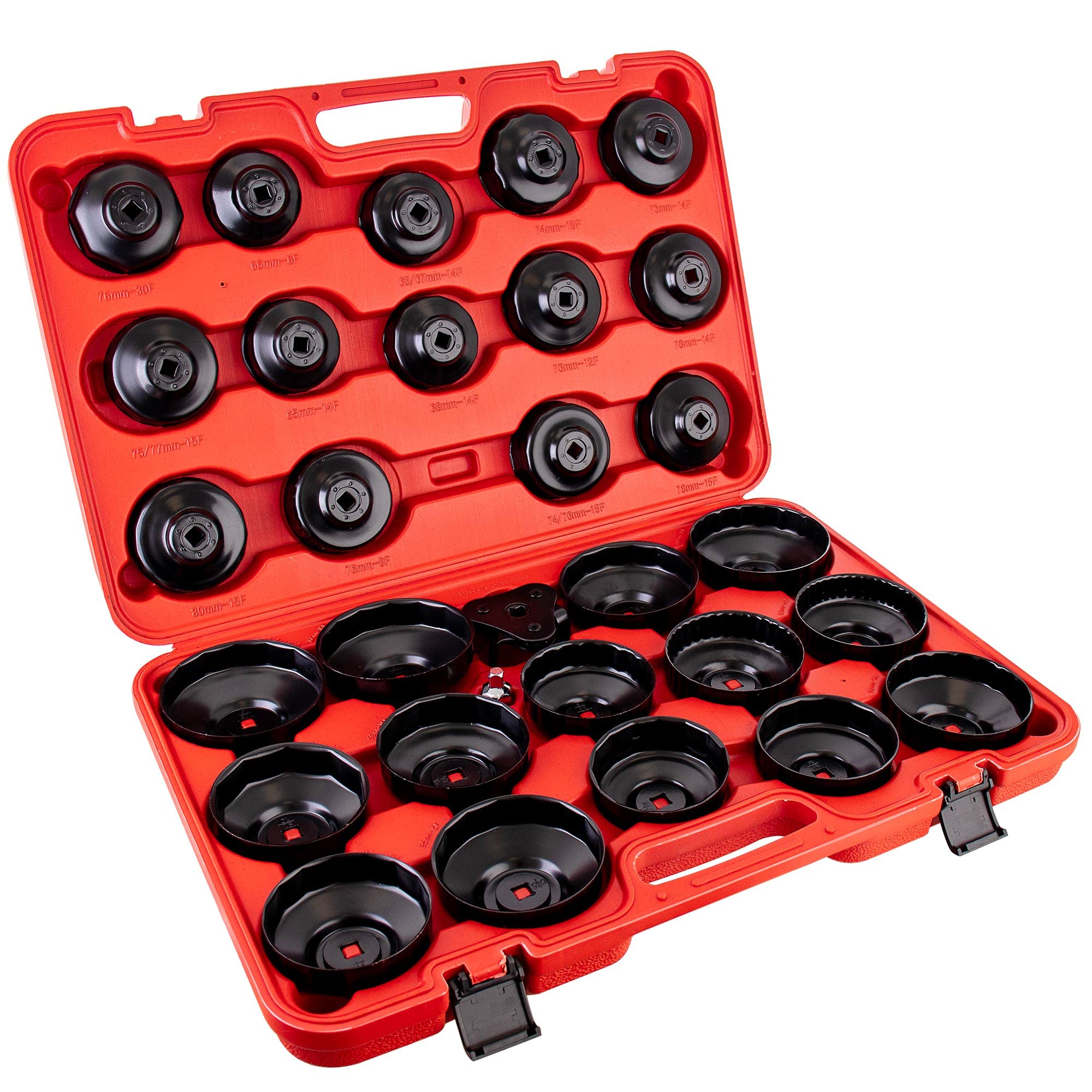 TC TECHNIC Jeu de 30 clés universelles pour filtre ŕ huile 3/8"