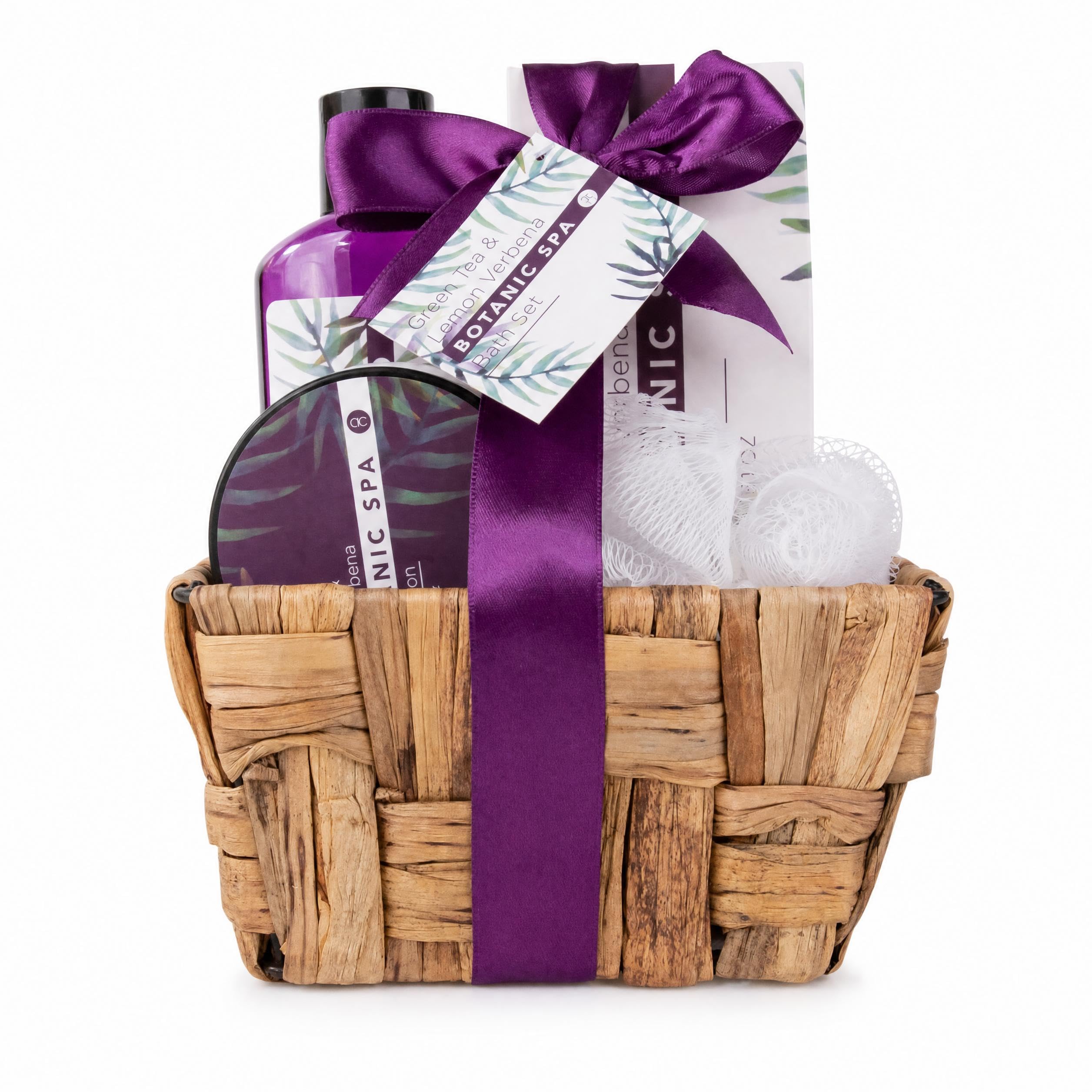 accentra Botanic Spa In A Seagrass Basket -Bath And Shower Gift Set, 1 Stück