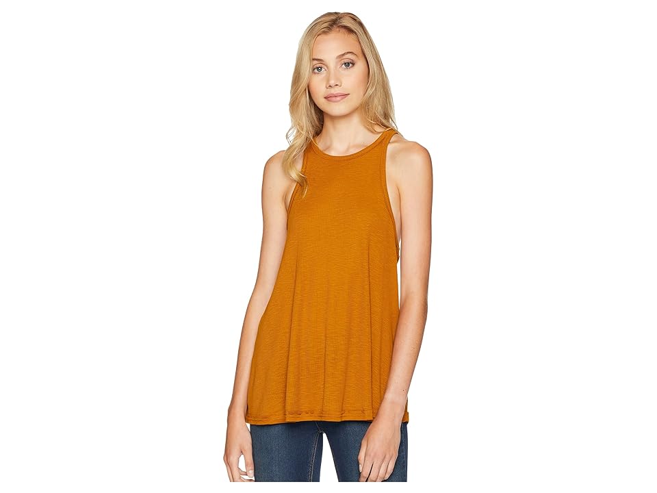 

Free People Long Beach Tank Top (Gold) Women's Sleeveless