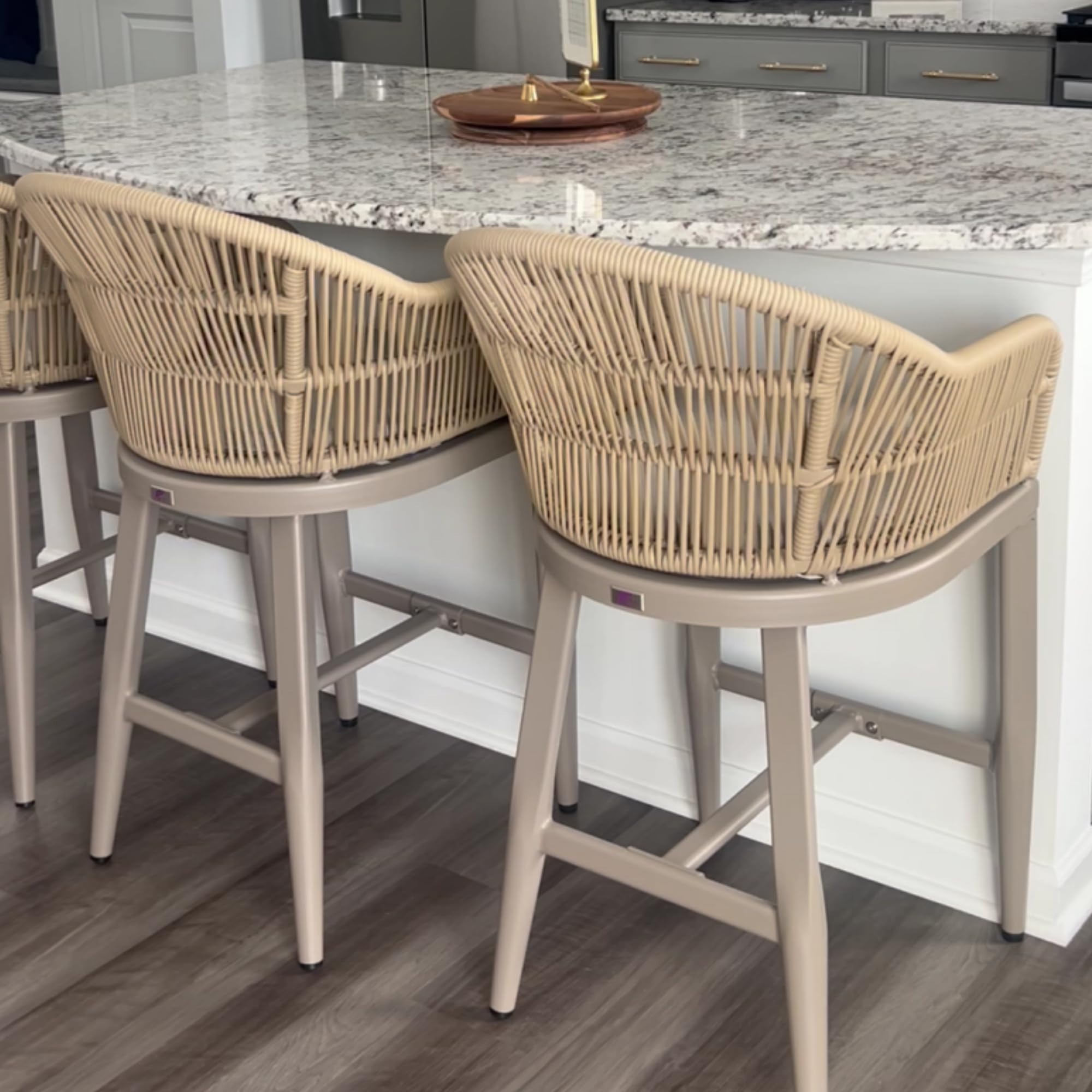 Bar Stools Set Of Elm Lane Bronze Swivel Bar Stools Set Of