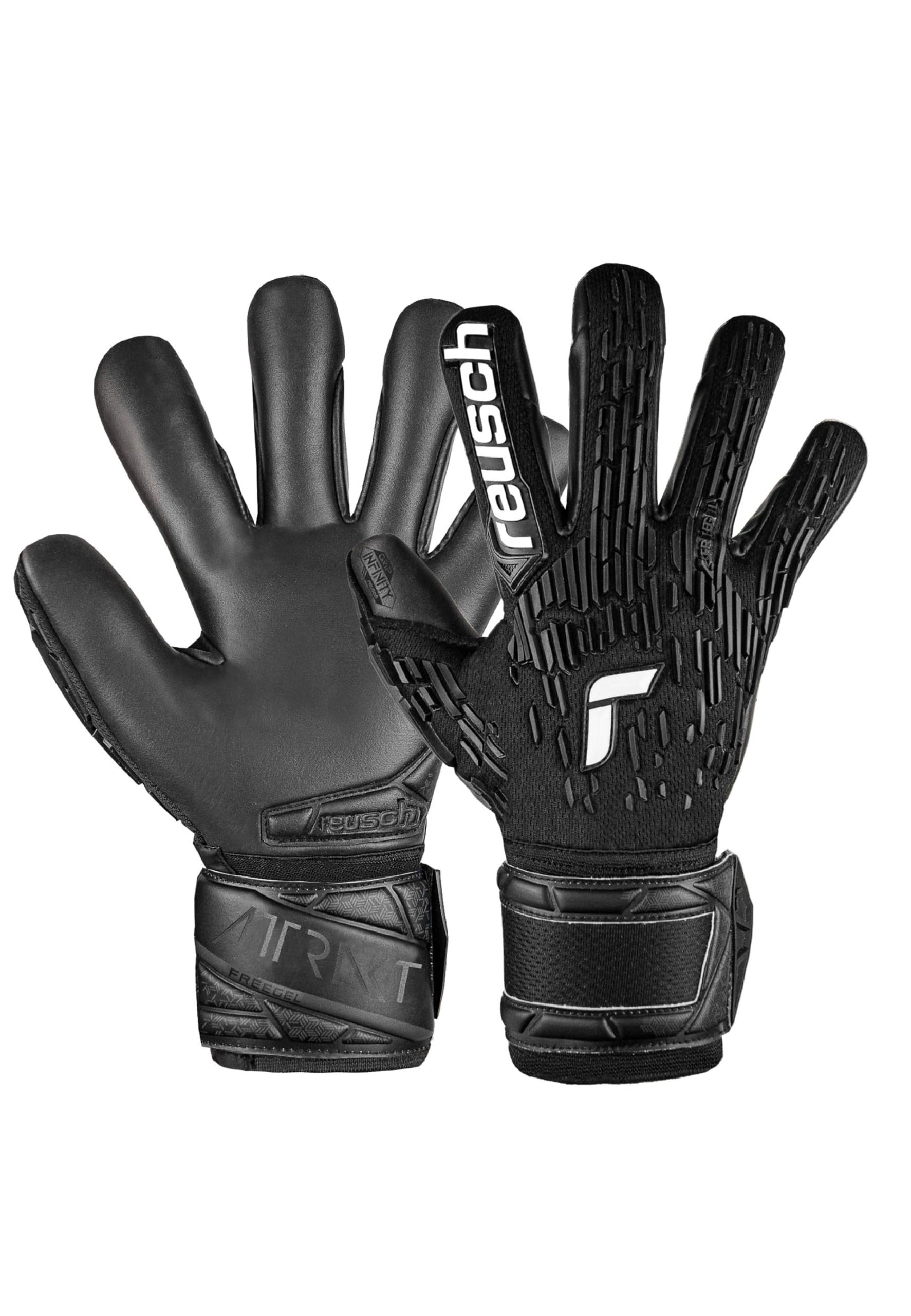 Reusch Attrakt Freegel Silver – Guanti Da Portiere Con Presa Eccezionale E Ammortizzazione Evoluta