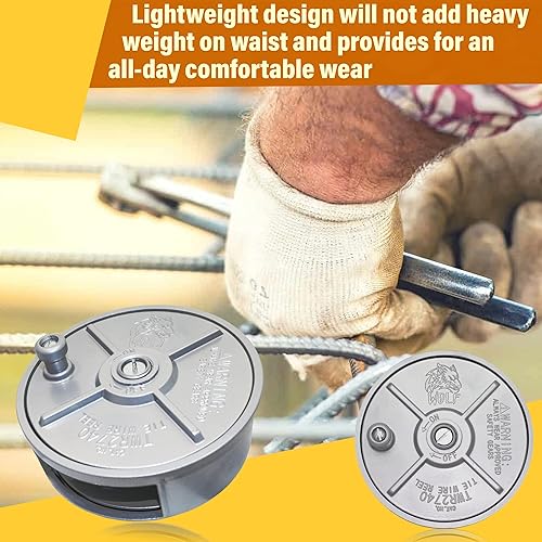 Miniatura 4 de WOLF - Rueda de aluminio de 6.25 pulgadas, ligera, ambidiestra, trabillas para cinturón y perilla incorporadas