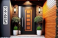 Vista 8 de Custom Address Marker, Metal Address Sign, Vertical House Number, Address Number for Mailbox18"-44