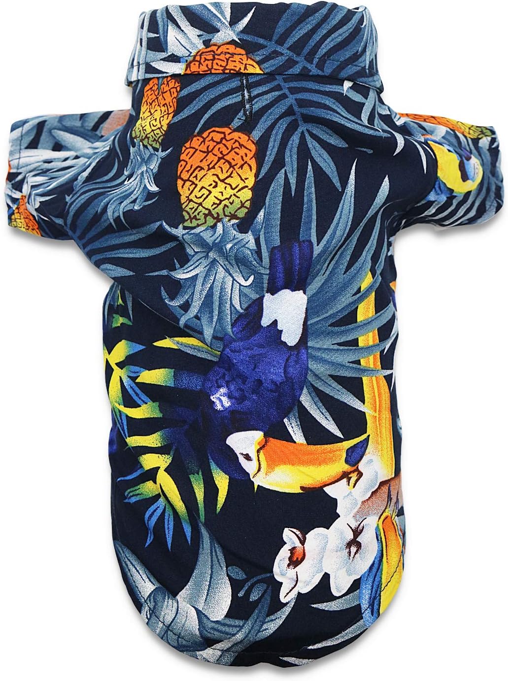 DroolingDog Pet Hawaiian Shirts Dog Polo T-Shirt for Small Dogs, Medium
