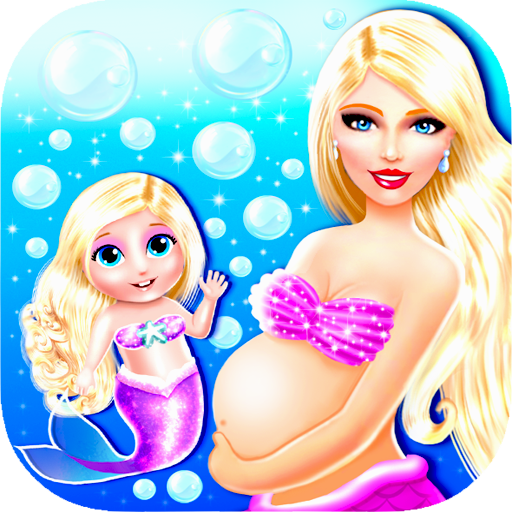 Mommy Mermaid Neugeborenes Baby