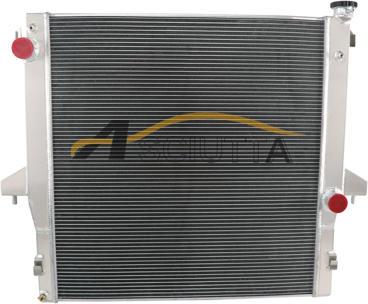 Cu2711 Aluminum Radiator For 2003-2009 Dodge Ram 2500 3500 4500 5500 4000 Chassis Cab 5.9/6.7l Ohv Cummins Diesel 3 Row Core Radiators