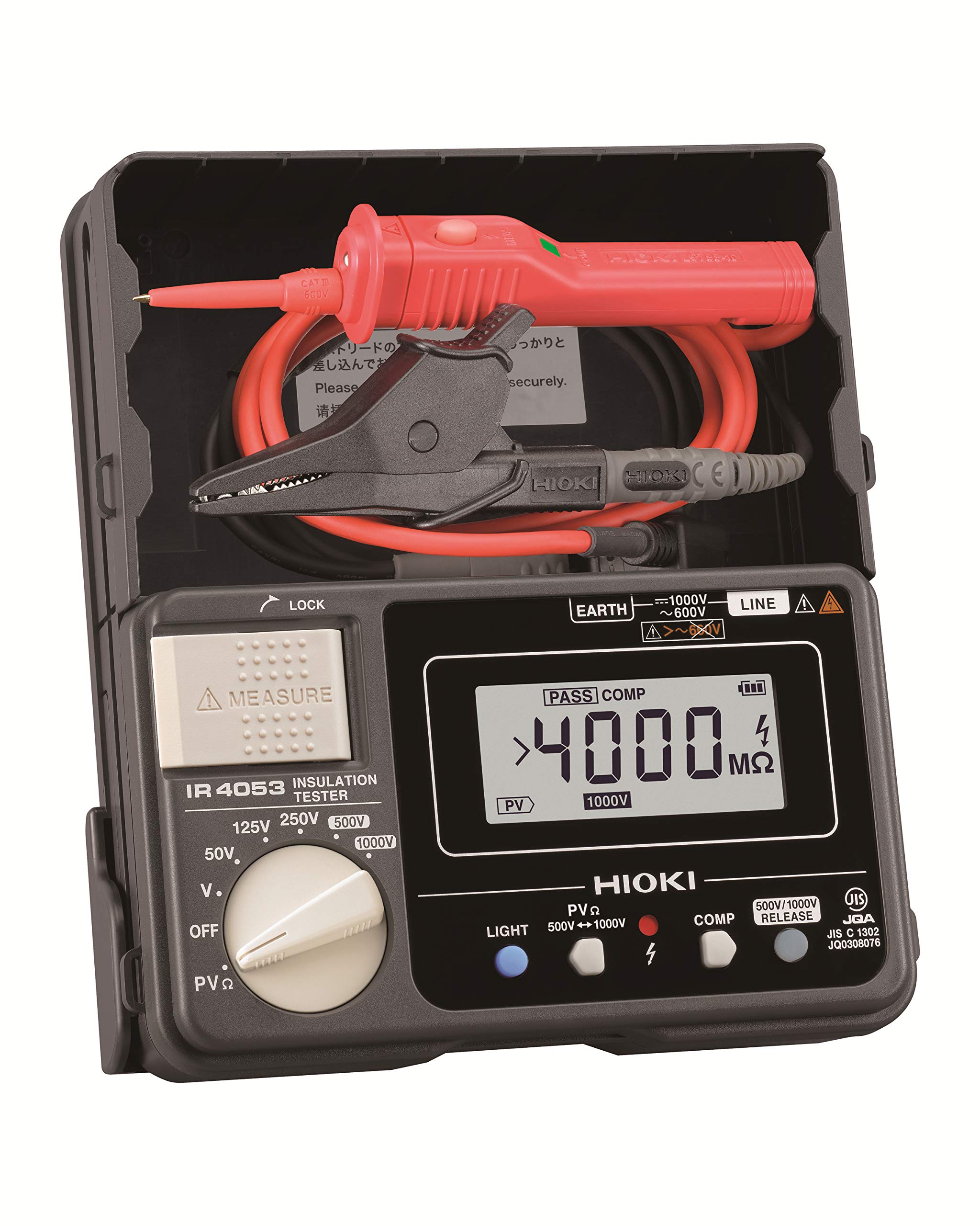 Amazon | HIOKI (日置電機) IR4053-11 太陽光発電システム用絶縁抵抗計 