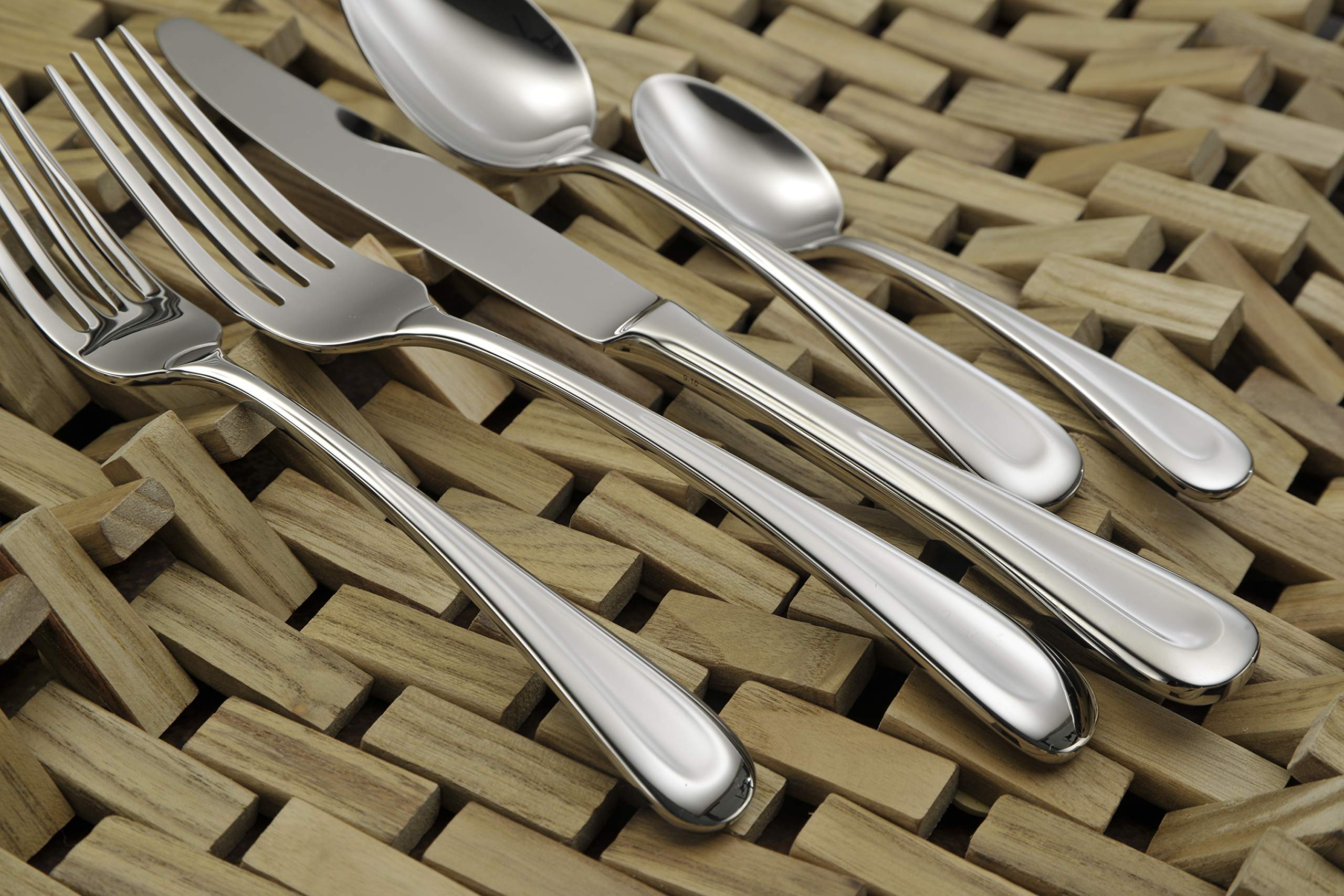 Oneida Acclivity Teaspoons, European Size (Set of 12)