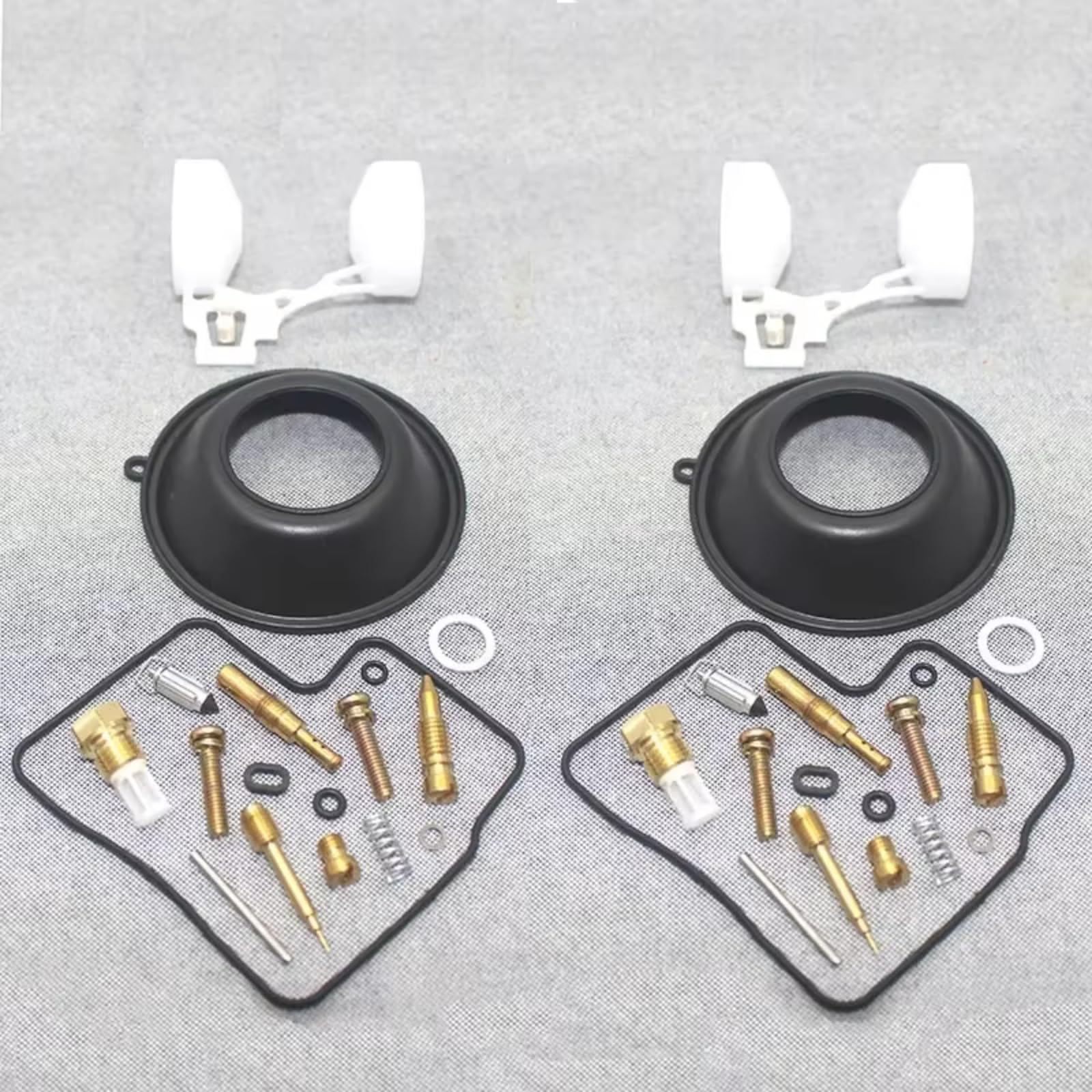 Kit Reparación Carburador Motocicleta para XRV750 XRV 750 para África para Twin RD04 1990-1992 Flotador Válvula Aguja Diafragma Jets Junta Kit de ReconstruccióN Carburador(Set 2)