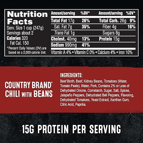 Miniatura 2 de Stagg Chile con frijoles, 15 onzas (paquete de 12)