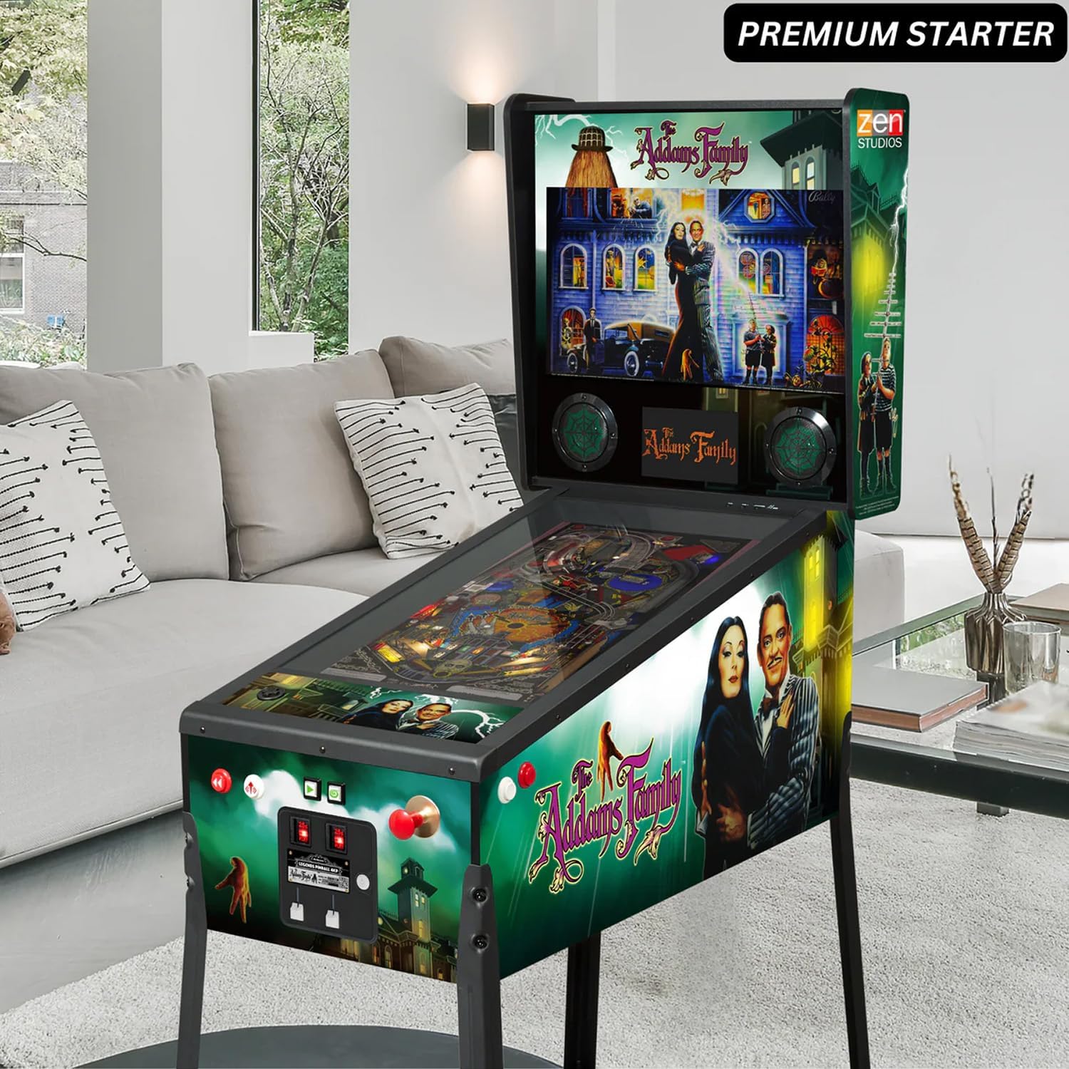 AtGames Legends Pinball 4KP The Addams Family Premium Starter