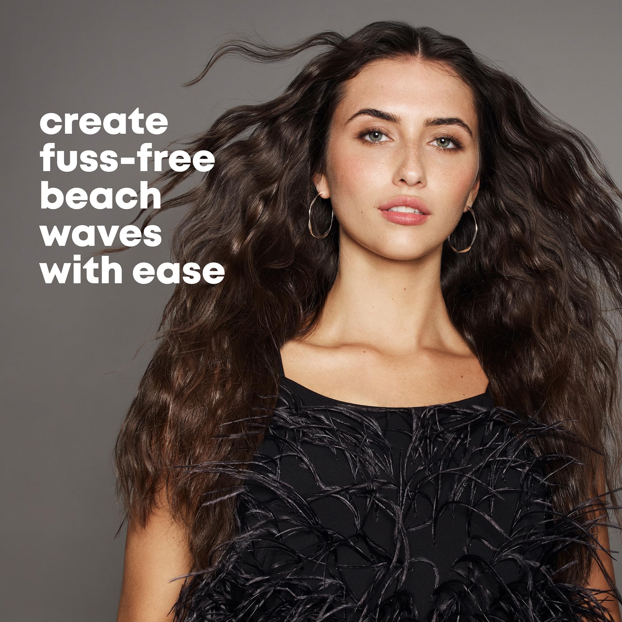 Revamp Progloss Wave Define Styler Professional, Ionen-Technologie, Zylinder angereichert mit Progloss Super Smooth Keratin, Argan- und Kokosöl, kräuselfreies Design für geschmeidige S-Wellen