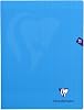 Clairefontaine Notebook, French Ruled Mimedis, Stapled Notebook, 9.4 x 12.6 inches 24 x 32 cm, 96 Pages, Blue, 90 GSM PP Softcover, PEFC Certified, Clairefontaine cf323361