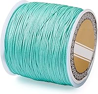 Vista 41 de Cheris - Cuerda de nailon para abalorios de nailon de 0.031 in, color azul, hilo de macramé, para hacer joyas, suministros de envoltura Kumihimo