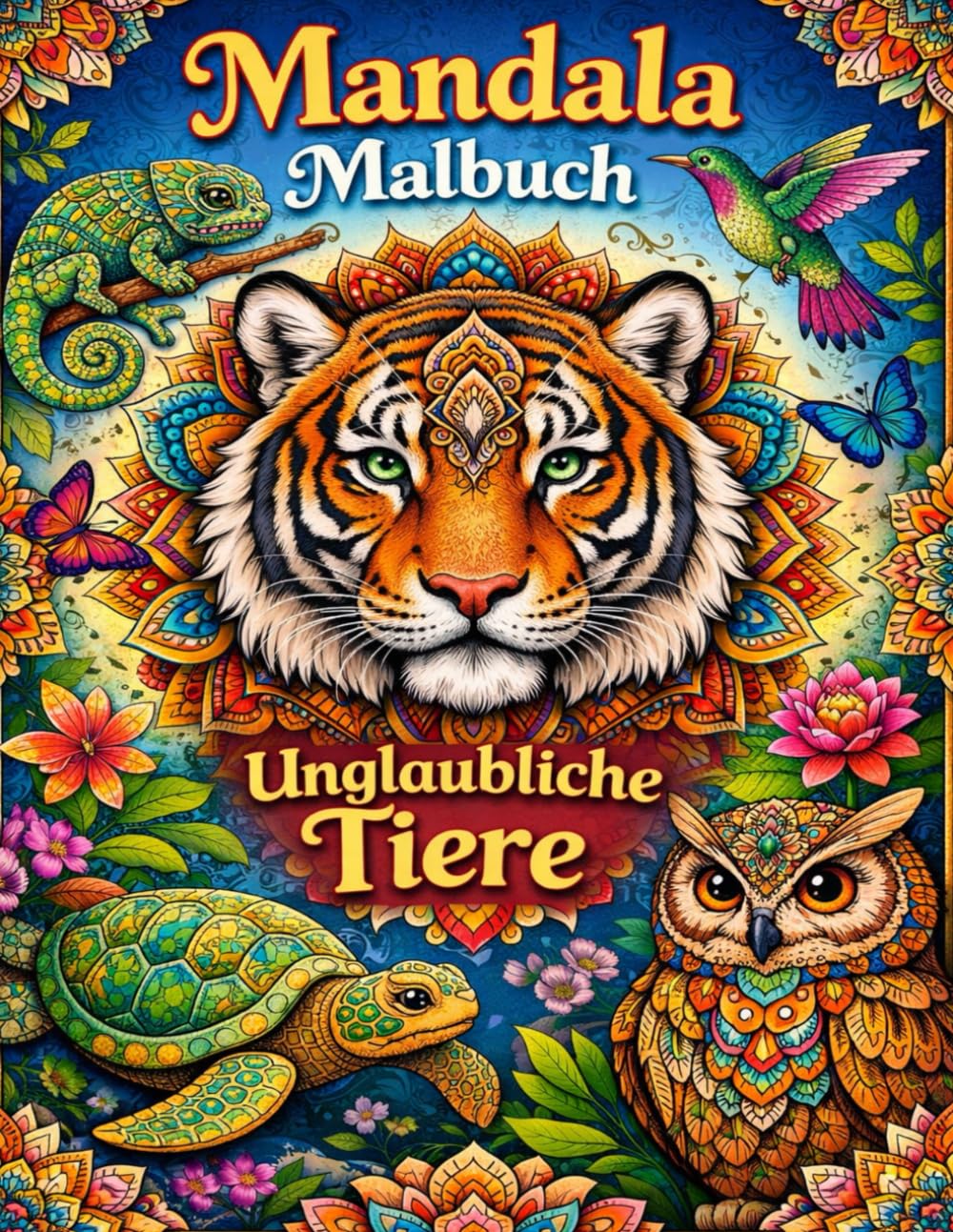 Unglaubliche Tiere – Mandala Malbuch für Erwachsene | Ausmalbuch für Erwachsene zur Entspannung mit detailreichen Mandalas für Erwachsene | ... (Tierische Mandala Malbücher für Erwachsene)