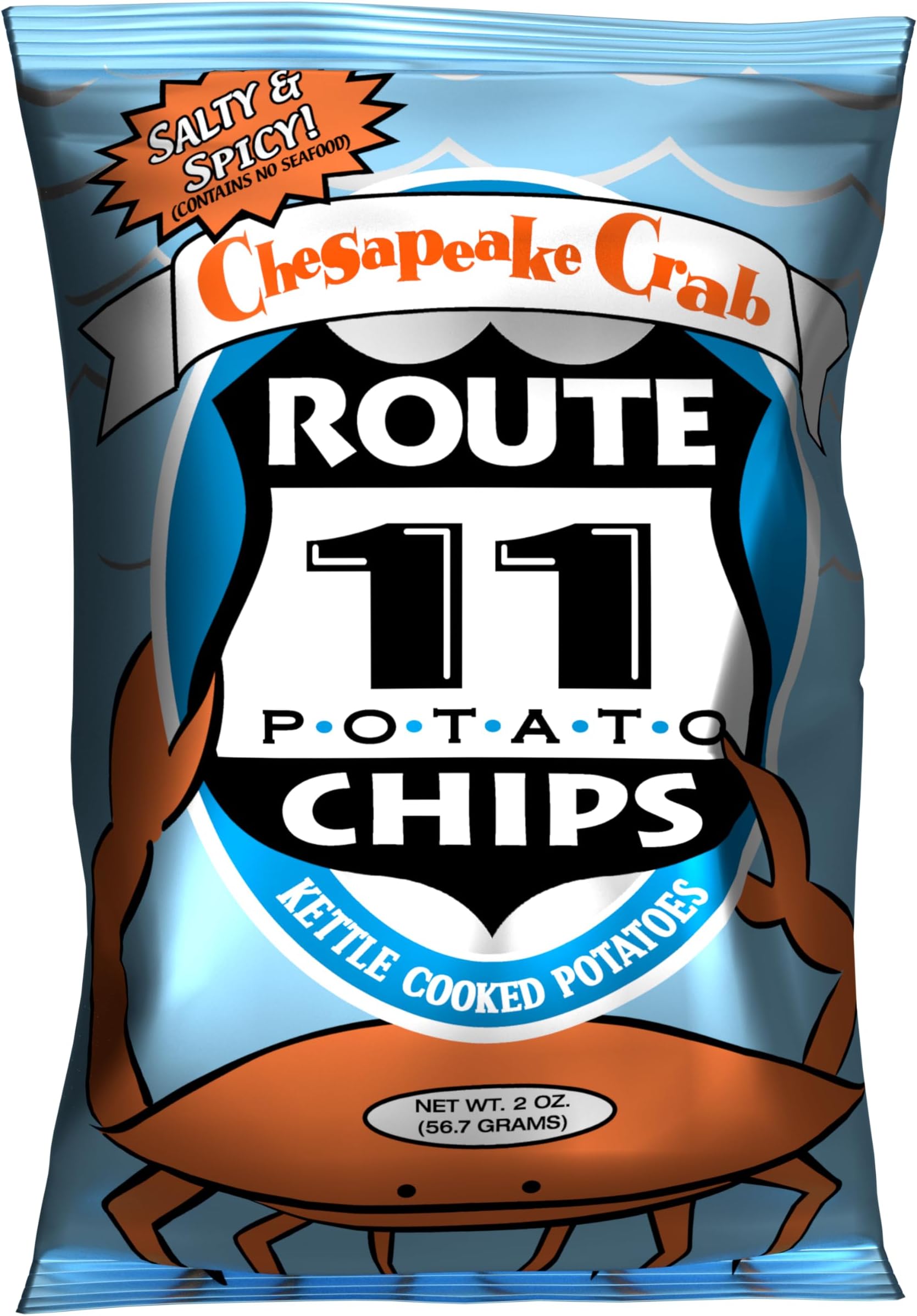 Route 11 Potato Chips : Chesapeake Crab (15 bags (2 oz each))