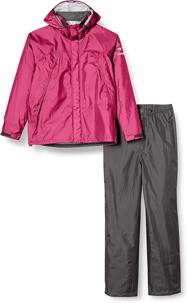 【新品 未使用】 ミズノ アウトドア 防水 透湿 ベルグテックEX★ レインスーツ ウェア 上下セットアップ Sz.L　メンズ 登山　G2T01579_5#O 耐水素材ベルグテックEXストームセイバーVI レインスーツ(防水／収納