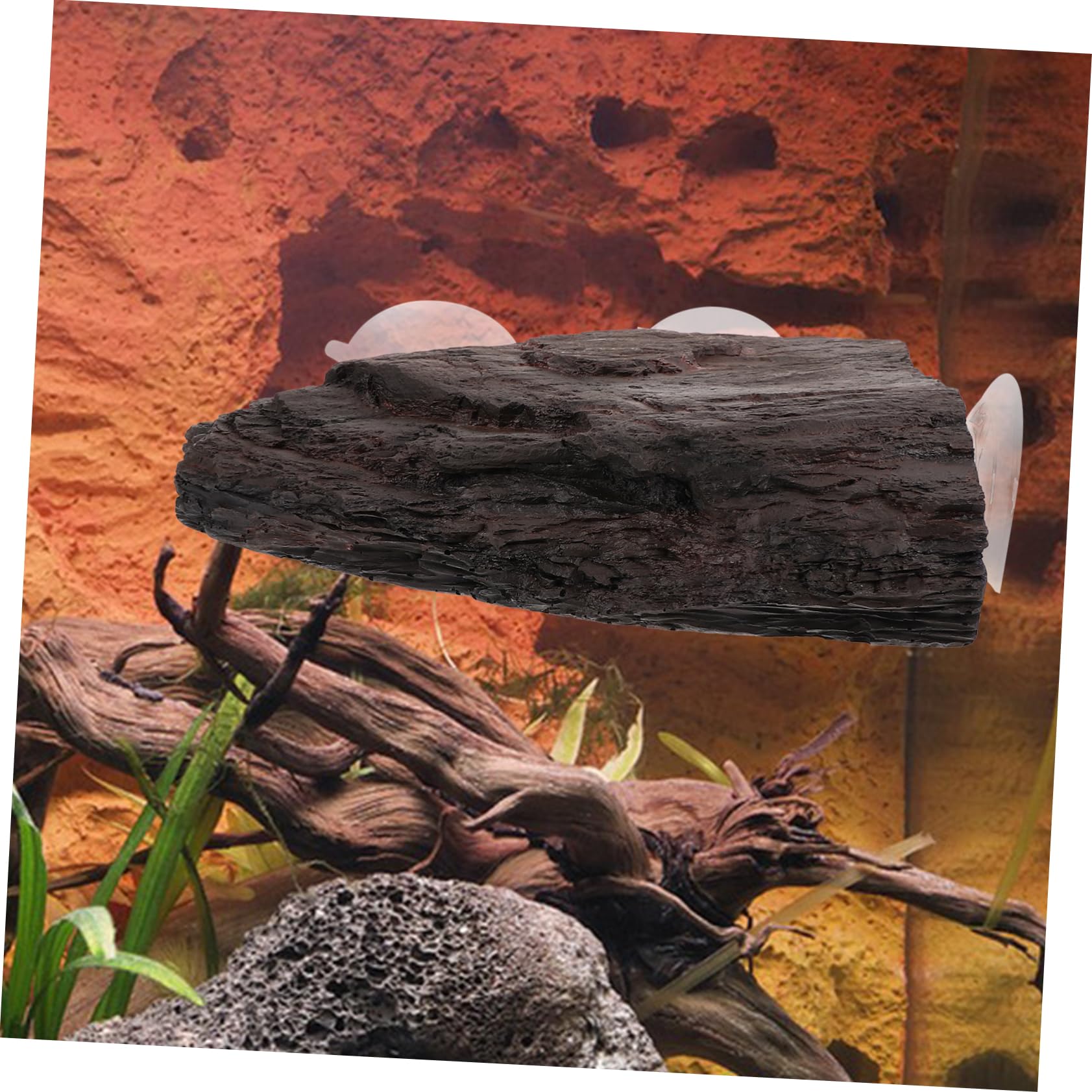 Plataforma Tortugas Acuario Plataforma Sol Reptiles Decoración Acuario Refugio Tortugas