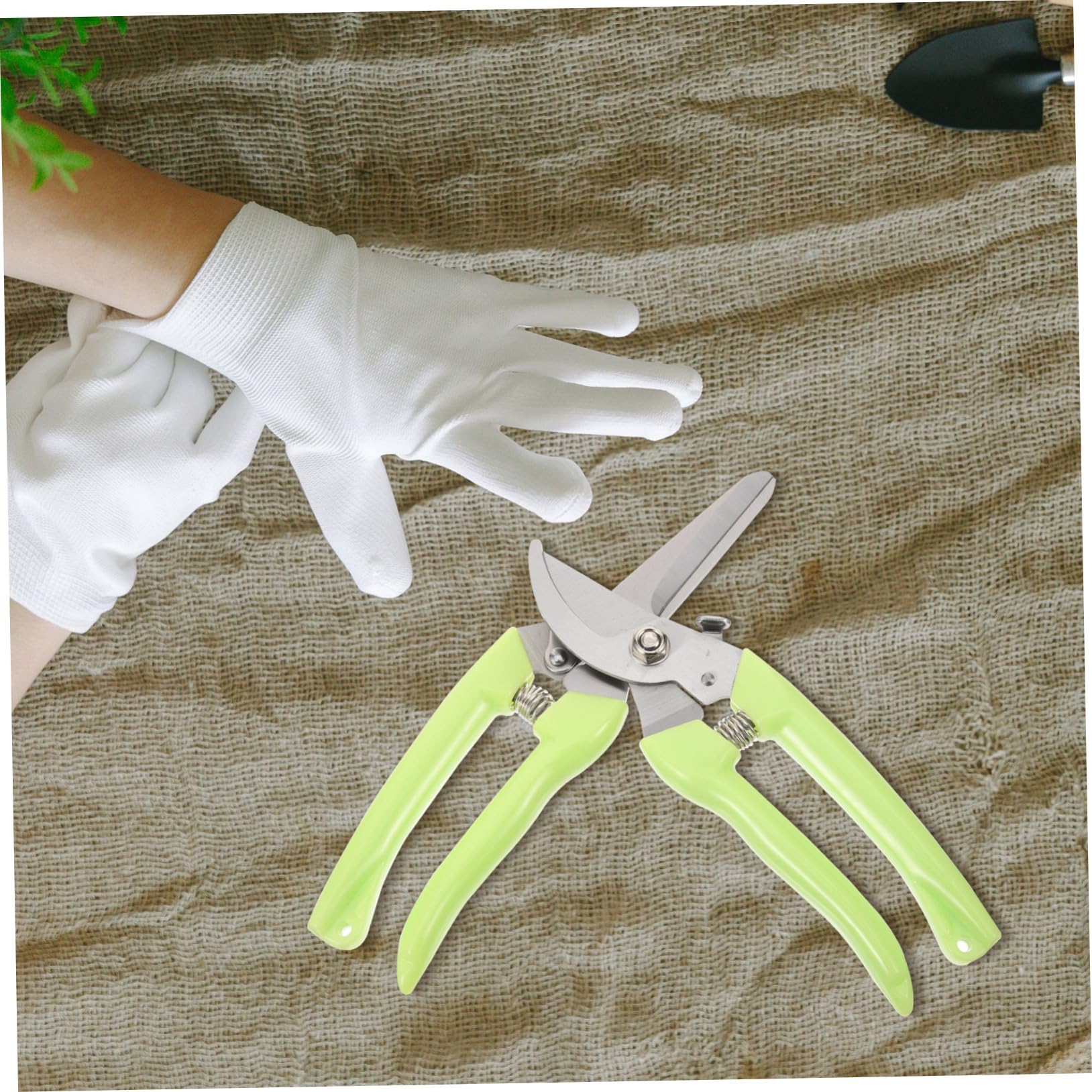 ibasenice 3 Sätze Garten Schneidescheren Leichte Pflanzenschneider Für Gartenarbeit Ergonomische Blumenschneider Mit Rutschfesten Griffen Für Und Pflege Von Pflanzen 2 Stück * 3
