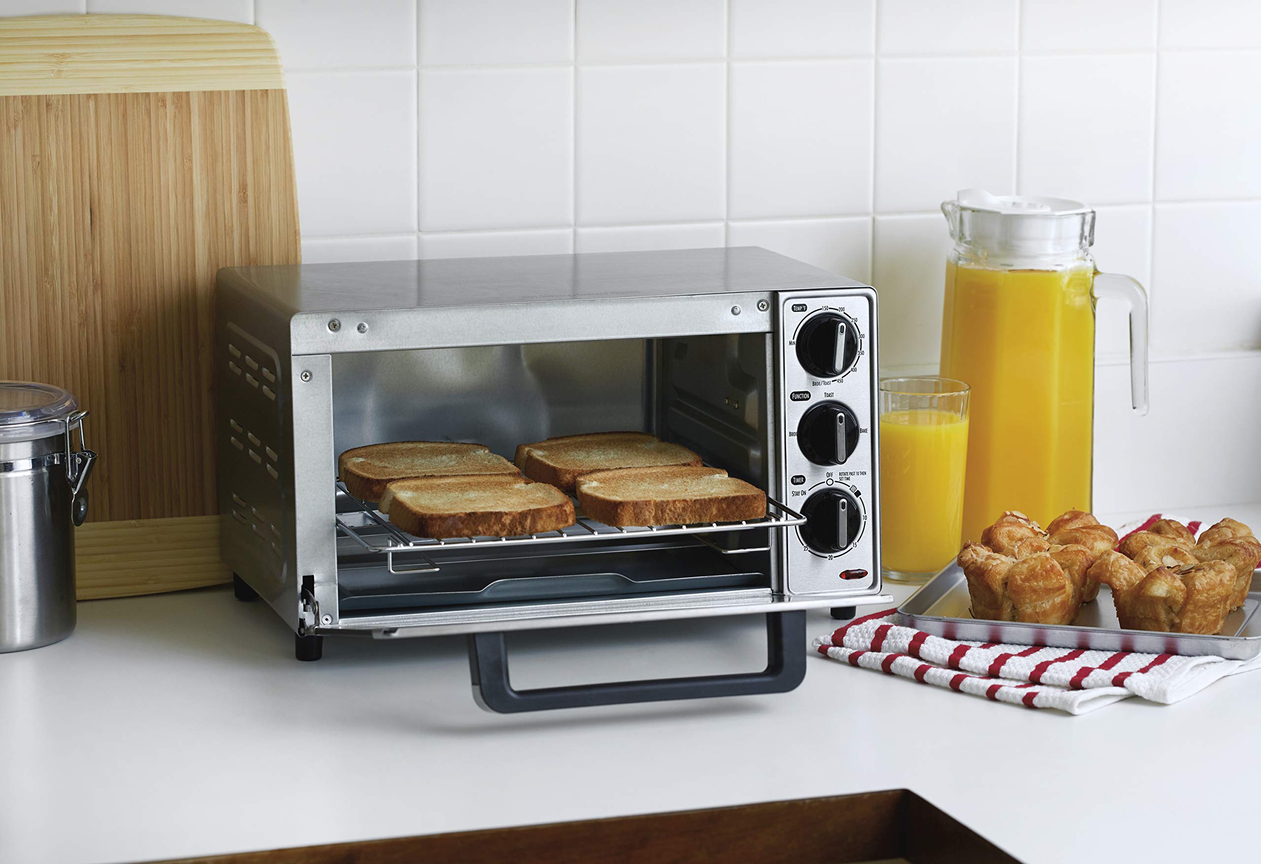 Hamilton Beach Countertop Toaster Oven & Pizza Maker, Large 4Slice