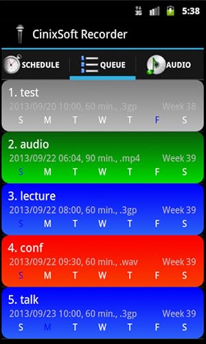 Remote Schedule Voice Recorder