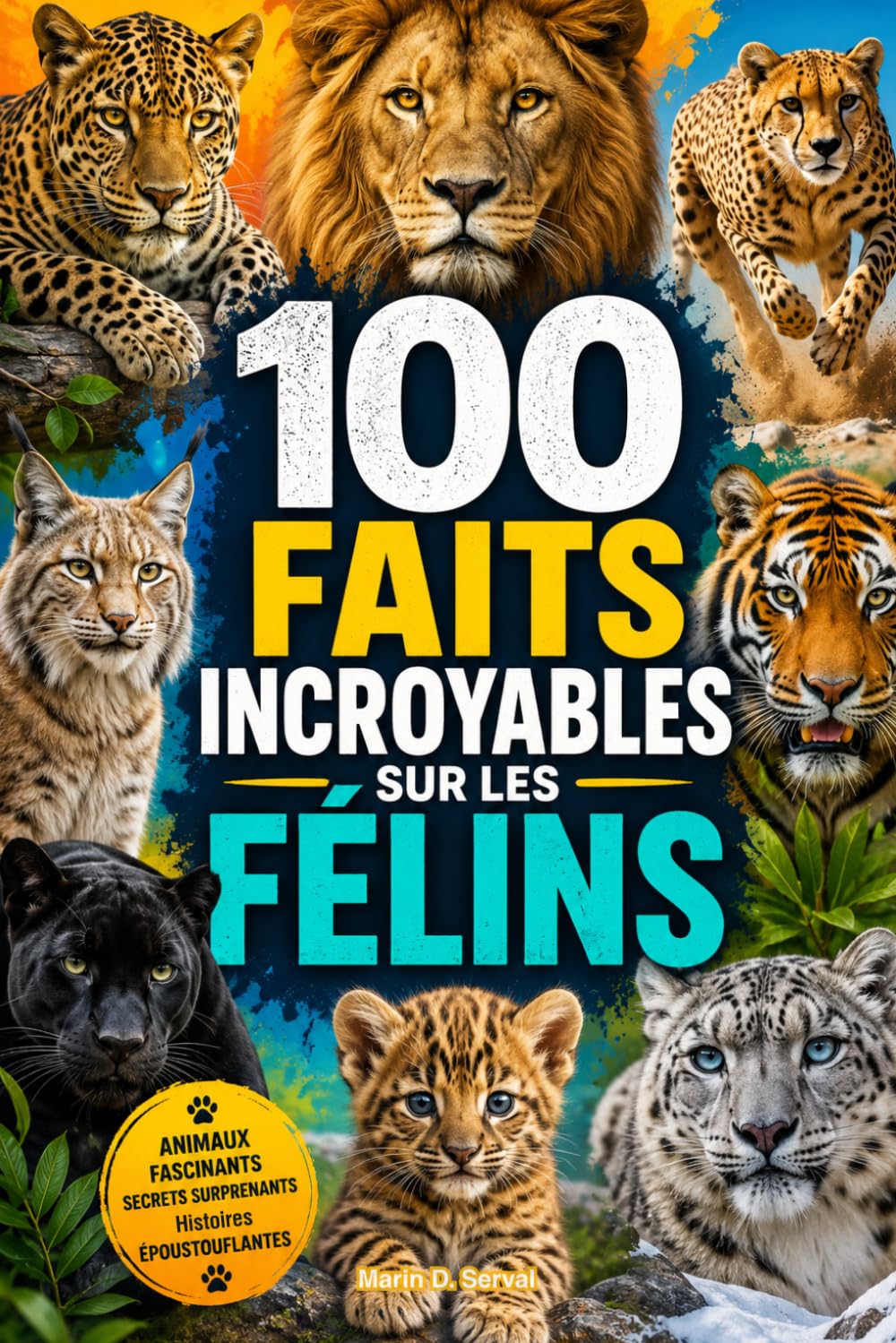 100 Faits Incroyables sur les Félins: Histoires insolites, secrets surprenants et anecdotes fascinantes sur le monde des chats sauvages et domestiques