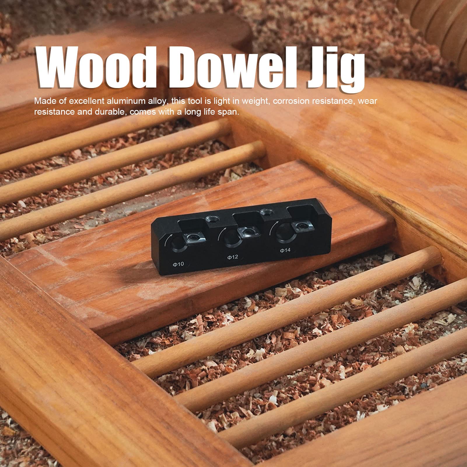 TANIQIACA Premium Aluminum Alloy Electric Drill Milling Dowel Tool — Lightweight, Rust Resistant for Professional Woodworkers