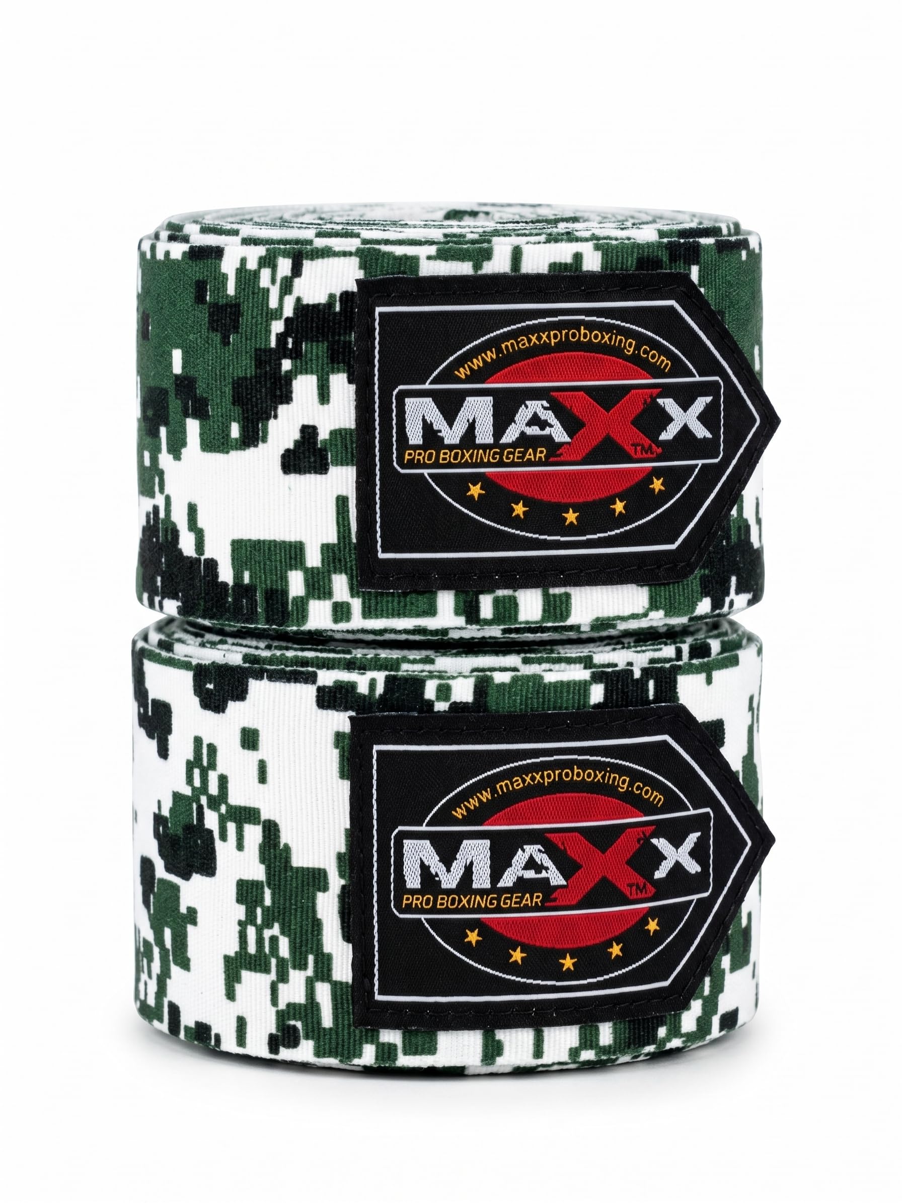 MAXX Boxing Wraps Bandages Hand Mma Inner Gloves Muay Thai Fist Wrist Elasticated 4.5 M NW (Green Camo) โ image 1