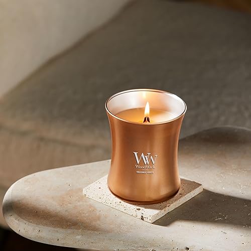 Vista 92 de WoodWick - Vela mediana de reloj de arena, aroma Fireside, cera de mezcla de soja prémium, se agrieta mientras se quema, perfecta para regalo, 9.7