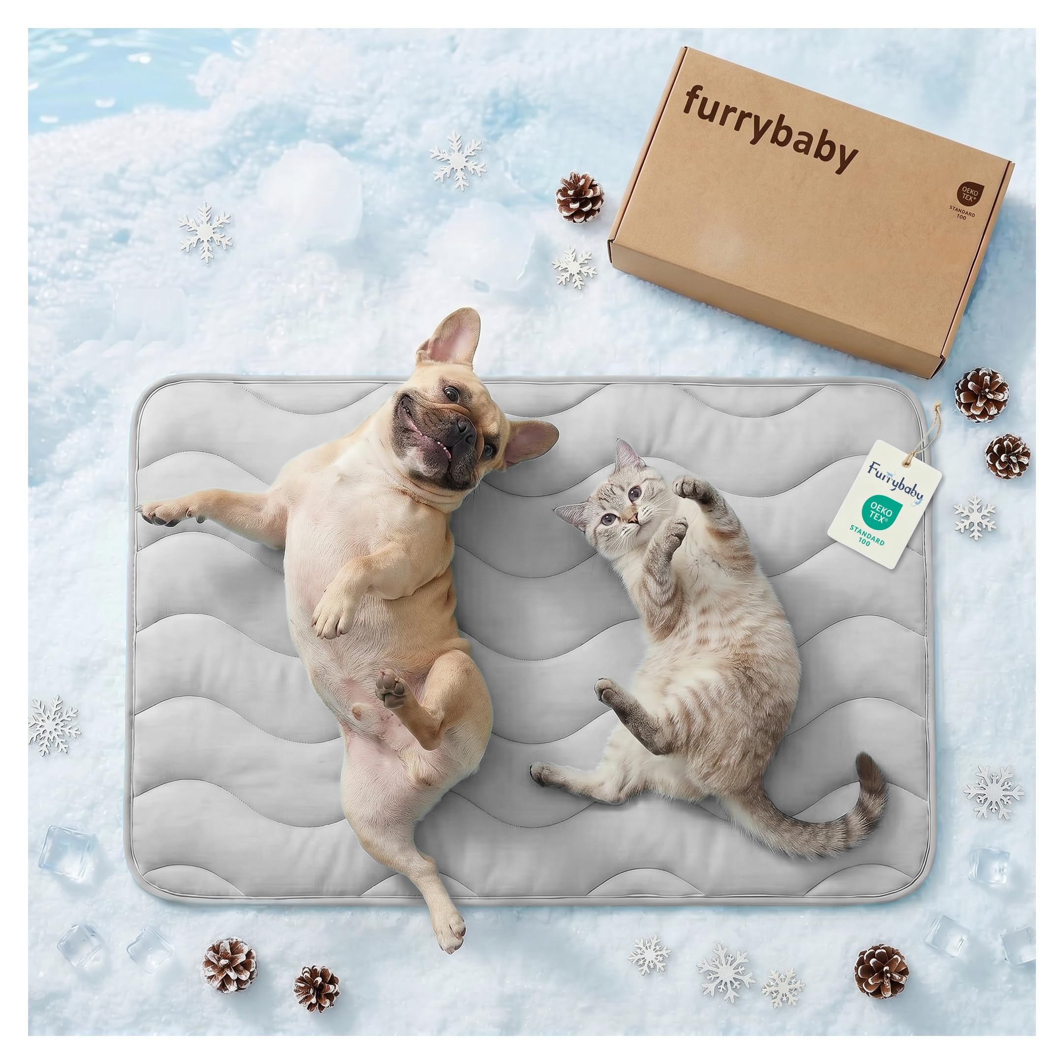 furrybaby Cooling Mat for Medium Dogs