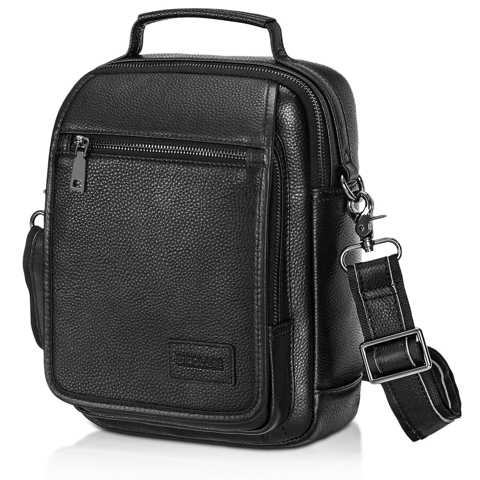 POLARE ORIGINALPolare Italian Cowhide Leather Messenger Bag Anti-Theft Shoulder Pouch Sling Bag Waterproof Purse Crossbody Bags Handbag