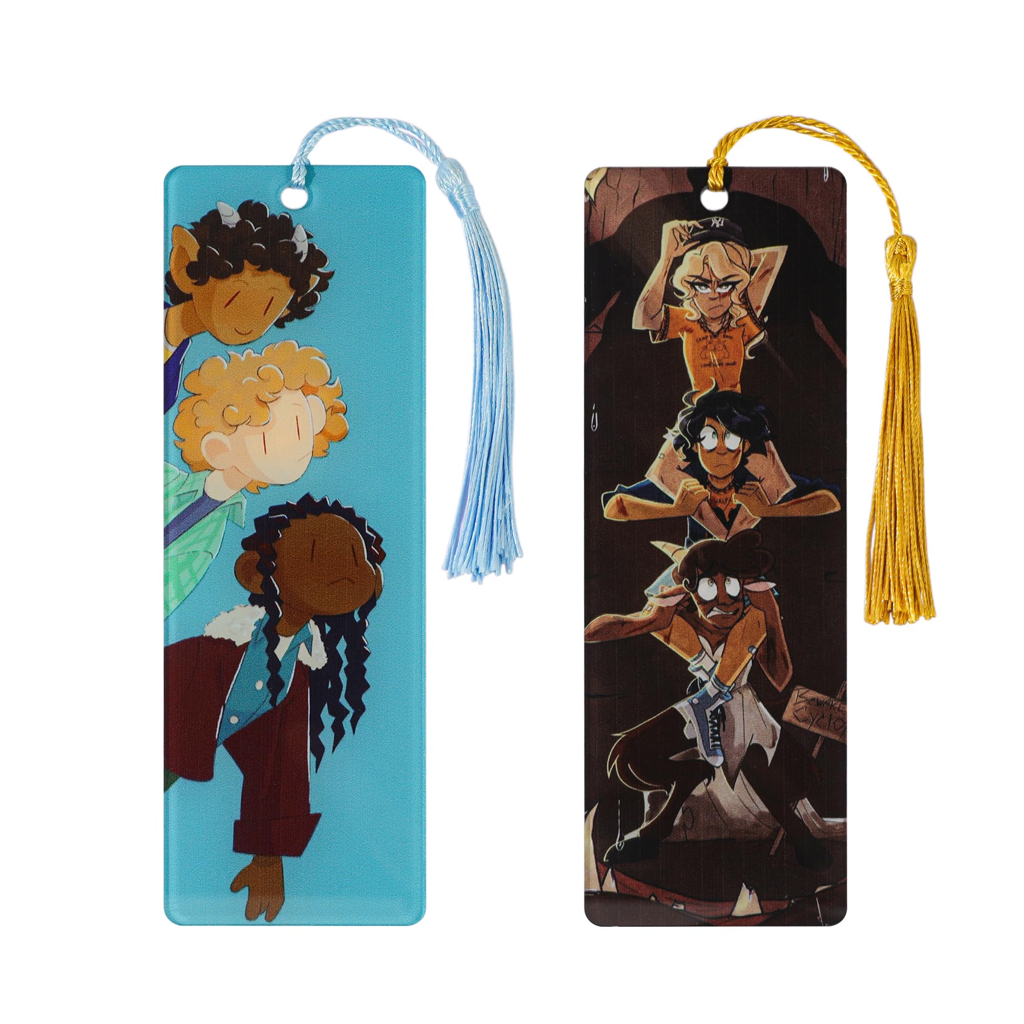 2PCS Funny Percy Jackson Bookmarks for Book Lovers — image 1