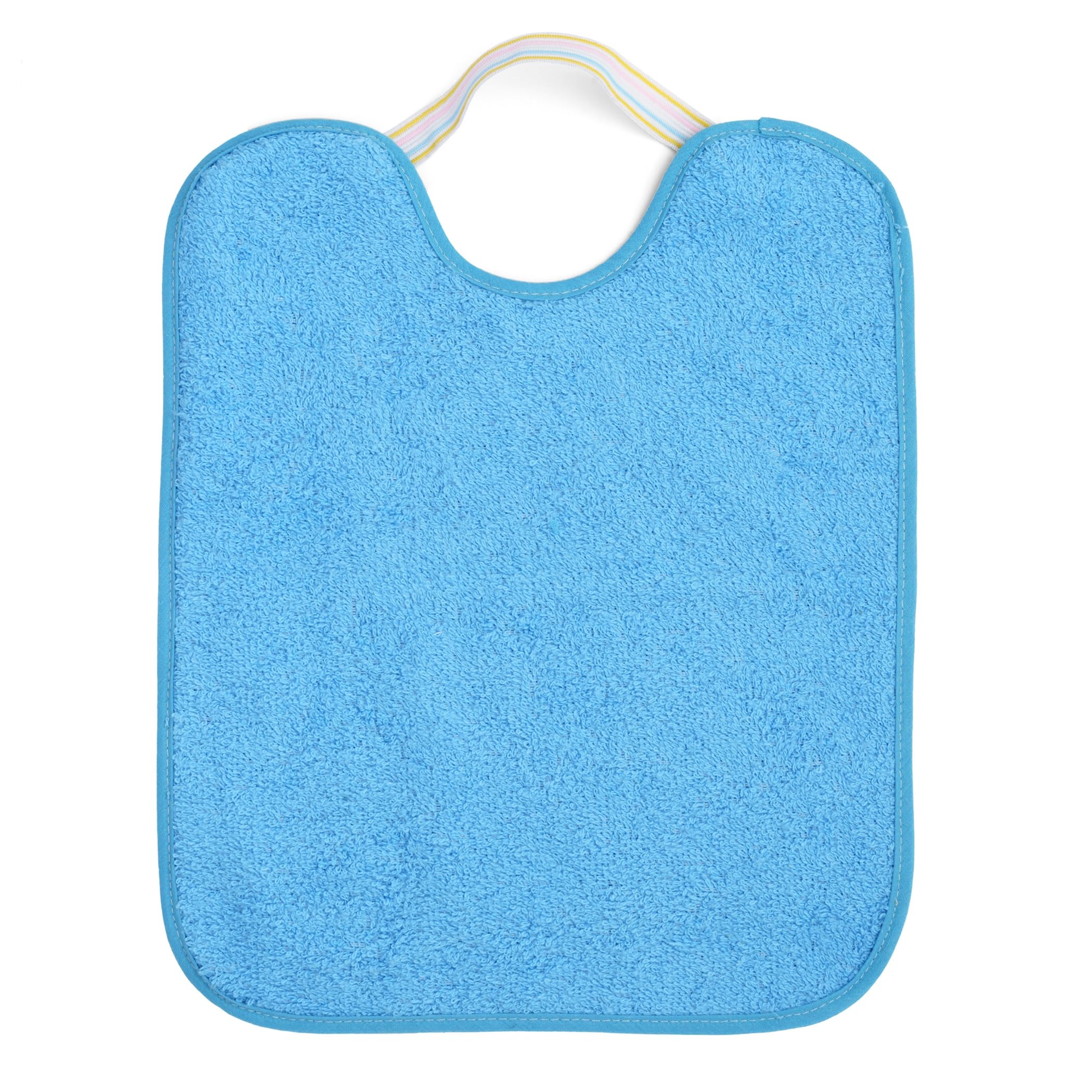 Ti TIN Pack 4 Baberos Bebé Impermeables y Absorbentes - A partir 12 meses - Ideal Guardería con Goma Elástica y Rizo de Algodón Suave