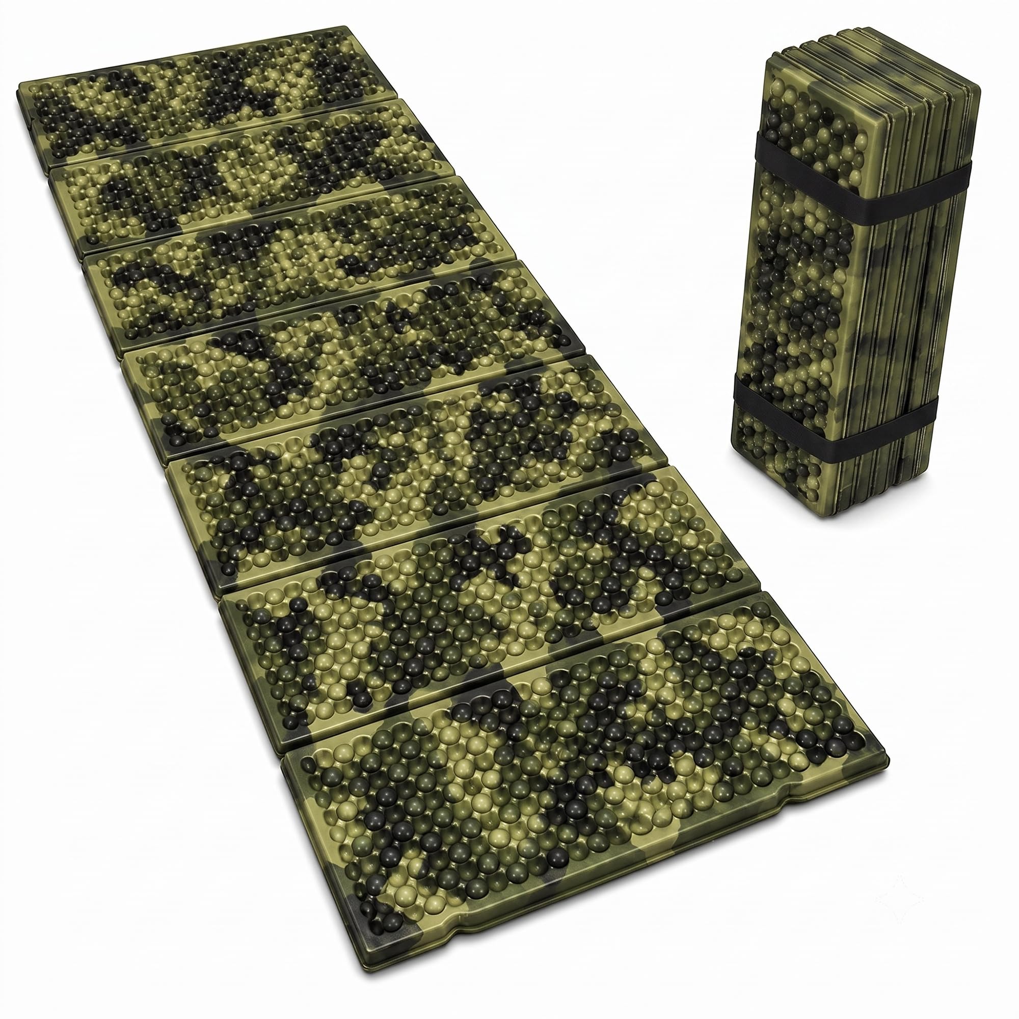 Coku Camping Sleeping Mat, Foldable Waterproof Foam Sleeping Mat for Adults, Lightweight Camping Mattress with Egg Crate Design for Hiking, Trekking, Tent Camping, Mountaineering & Outdoor Travel-image-20