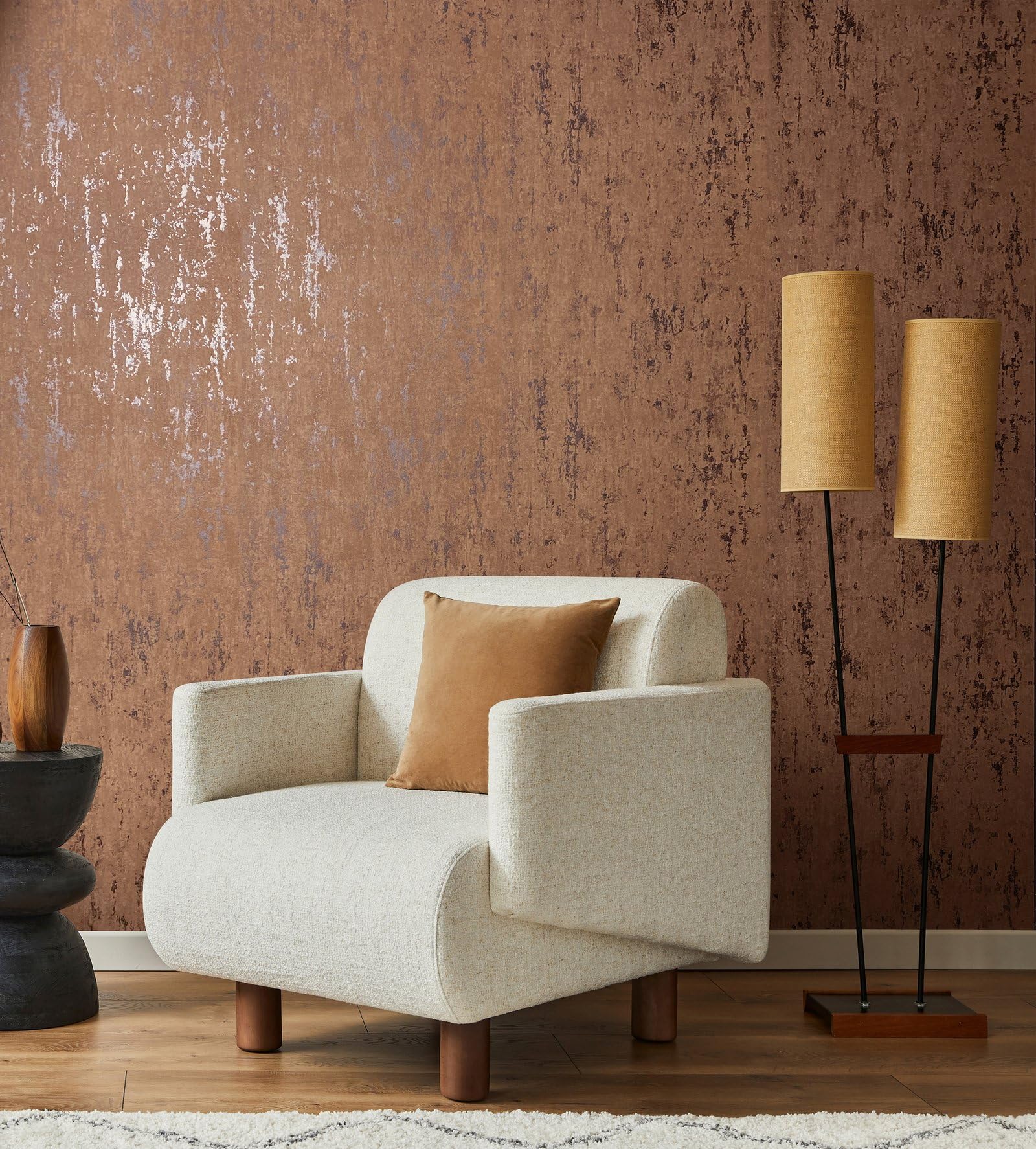 Galerie 35163 City Romance Brown Industrial Wallpaper