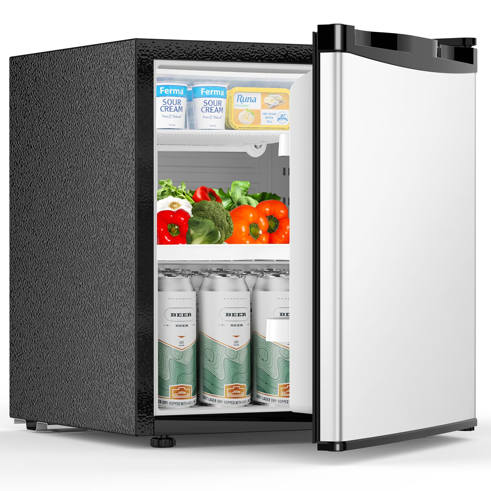 Cowsar 58046RRE0-STEEL 1.6 cu ft Compact Freezer