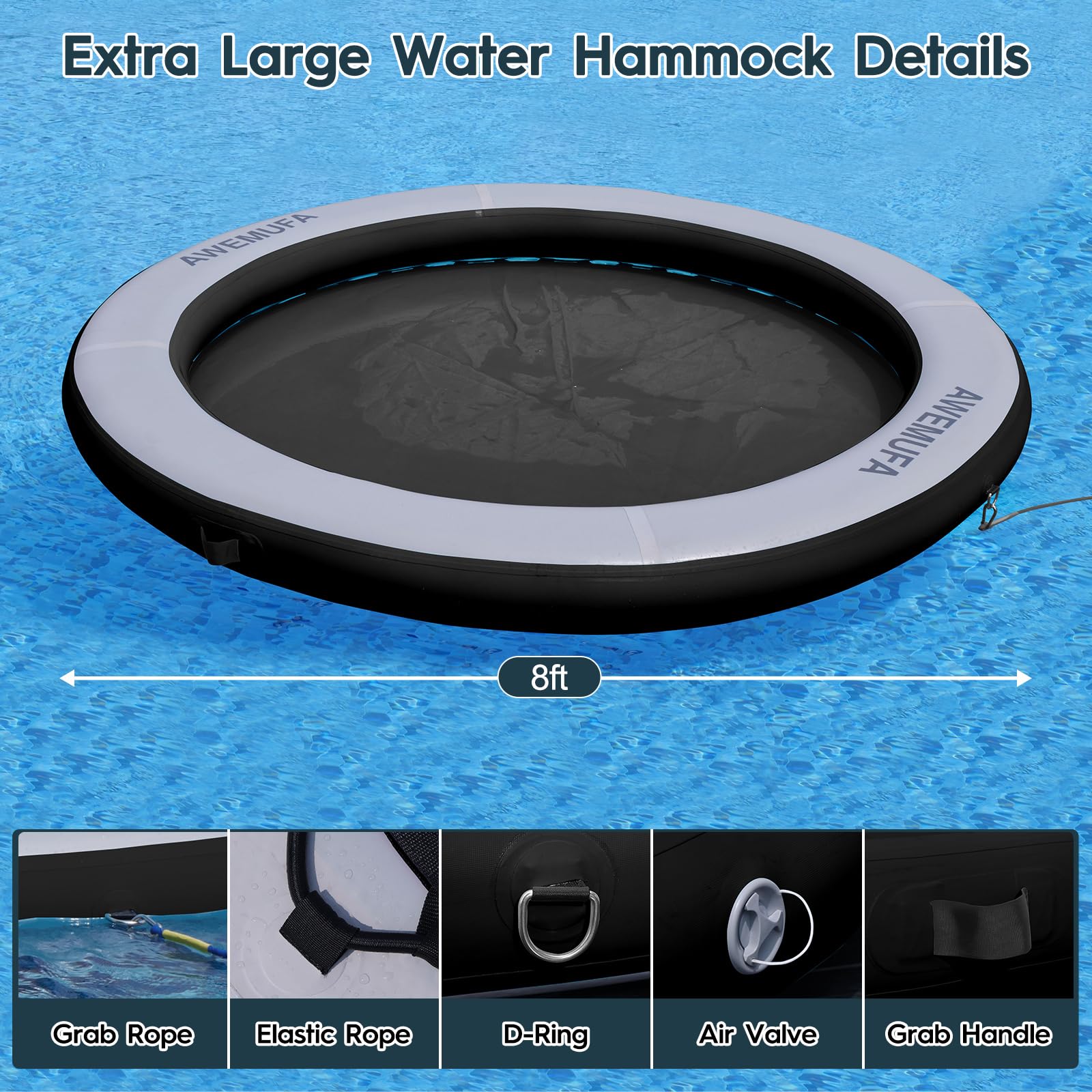 Anillo Flotante Para Plantas De Estanque - Malla Fina, Diámetro 45 Cm, Ideal Para Controlar Y Decorar Plantas Acuáticas