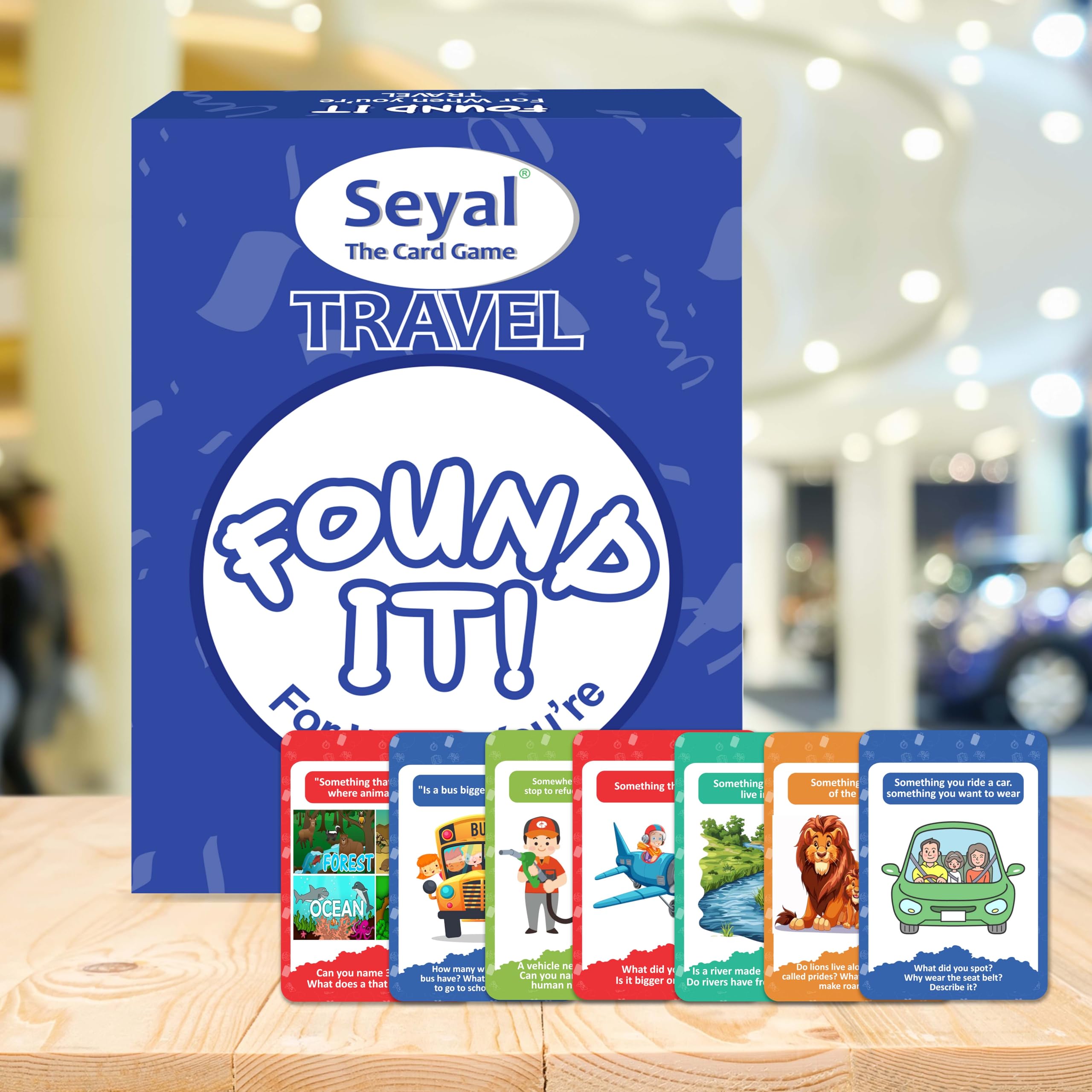 Seyal Found It Travel - Scavenger Hunt Game for Girls Boys, and Family Fun card game card game - Image 3