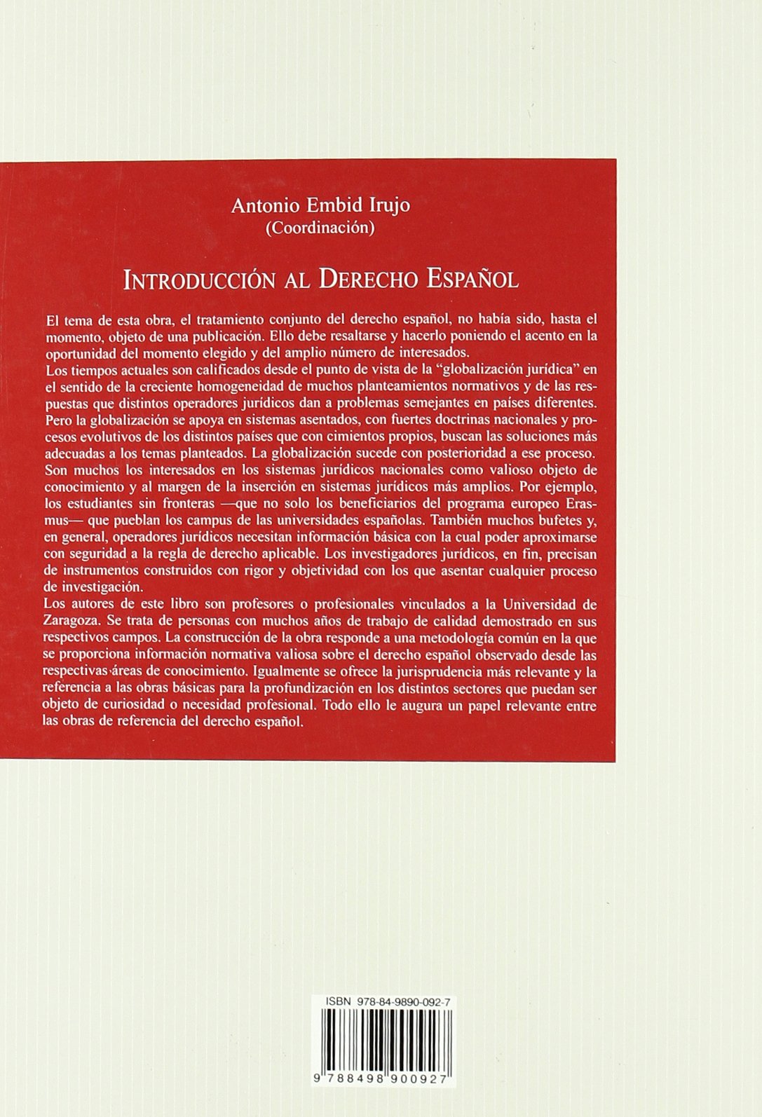 Introducción al Derecho Español