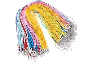 Beadthoven Multi-Strand Ribbon Necklace Cord for Pendants