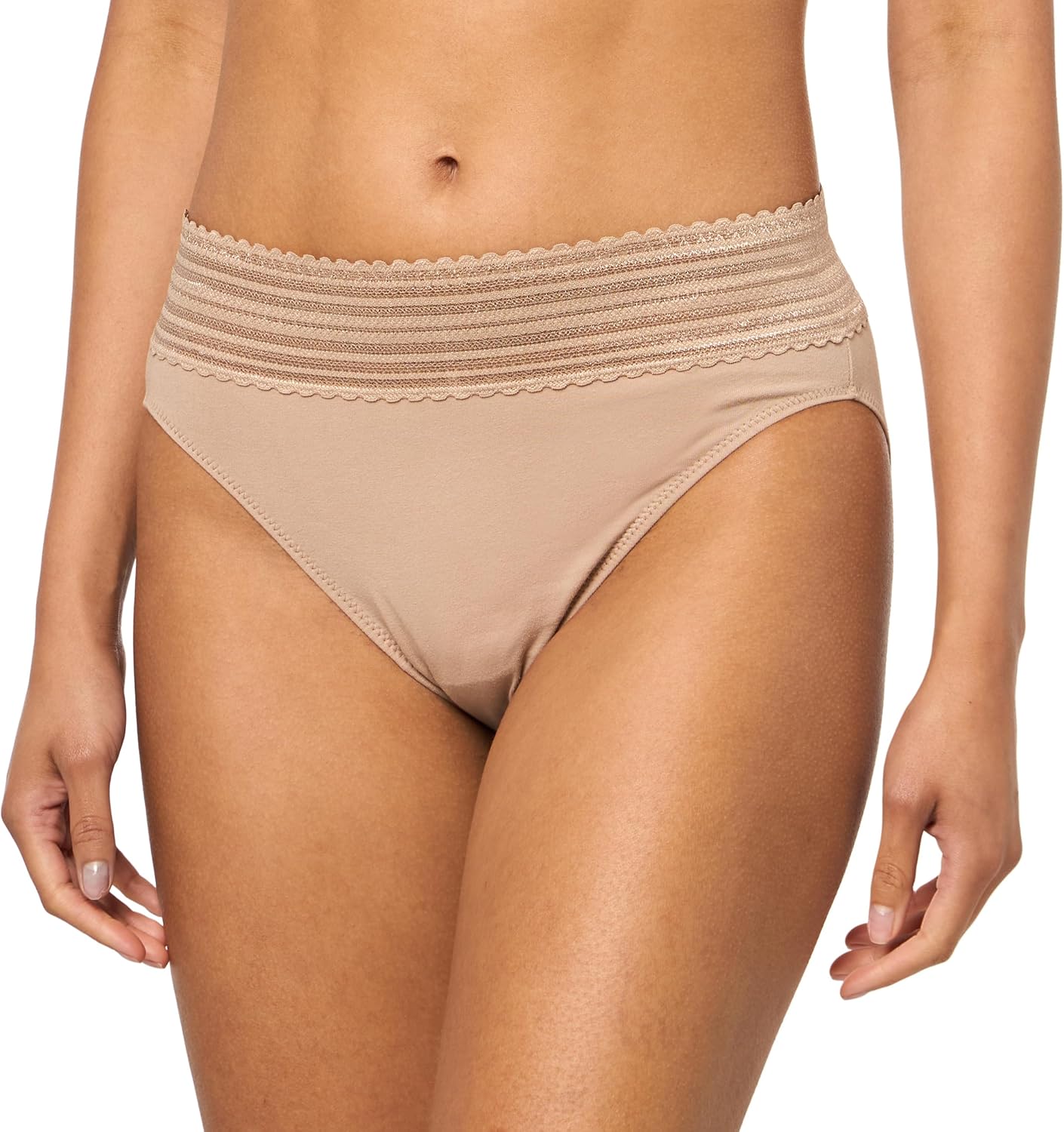 Warner’s womens No Pinching No Problems® Dig-free Comfort Waist With Lace Cotton Hi-cut Rt2091p