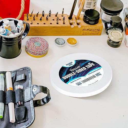 Miniatura 5 de Cinta adhesiva permanente ultrafina de doble cara  Cinta adhesiva de doble cara para arte, manualidades, fotografía, álbumes de recortes, lágrima a