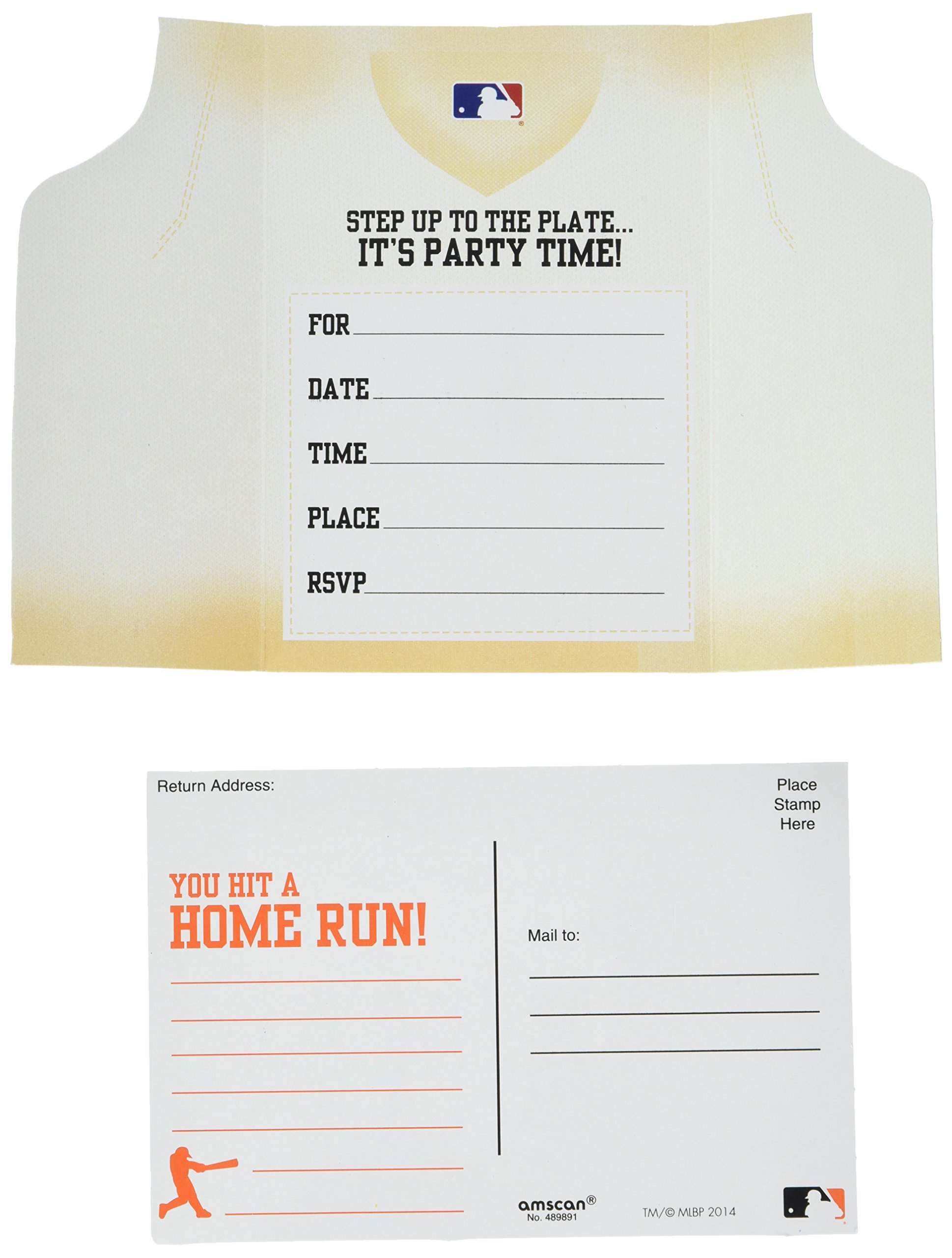San Francisco Giants Invitation & Thank You Card Set (3.88