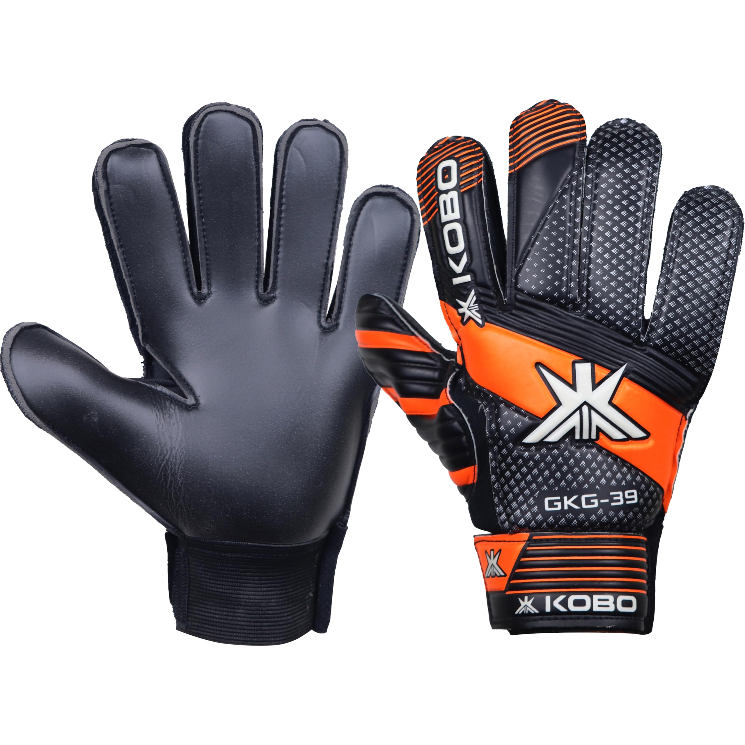 Kobo GKG-39 Football Goal Keeper Gloves for Training & Beginners