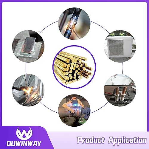 Miniatura 9 de Paquete de 50 varillas de soldadura de aluminio de 116 x 13 pulgadas, varillas de soldadura de aluminio para antorcha de propano, reparación de