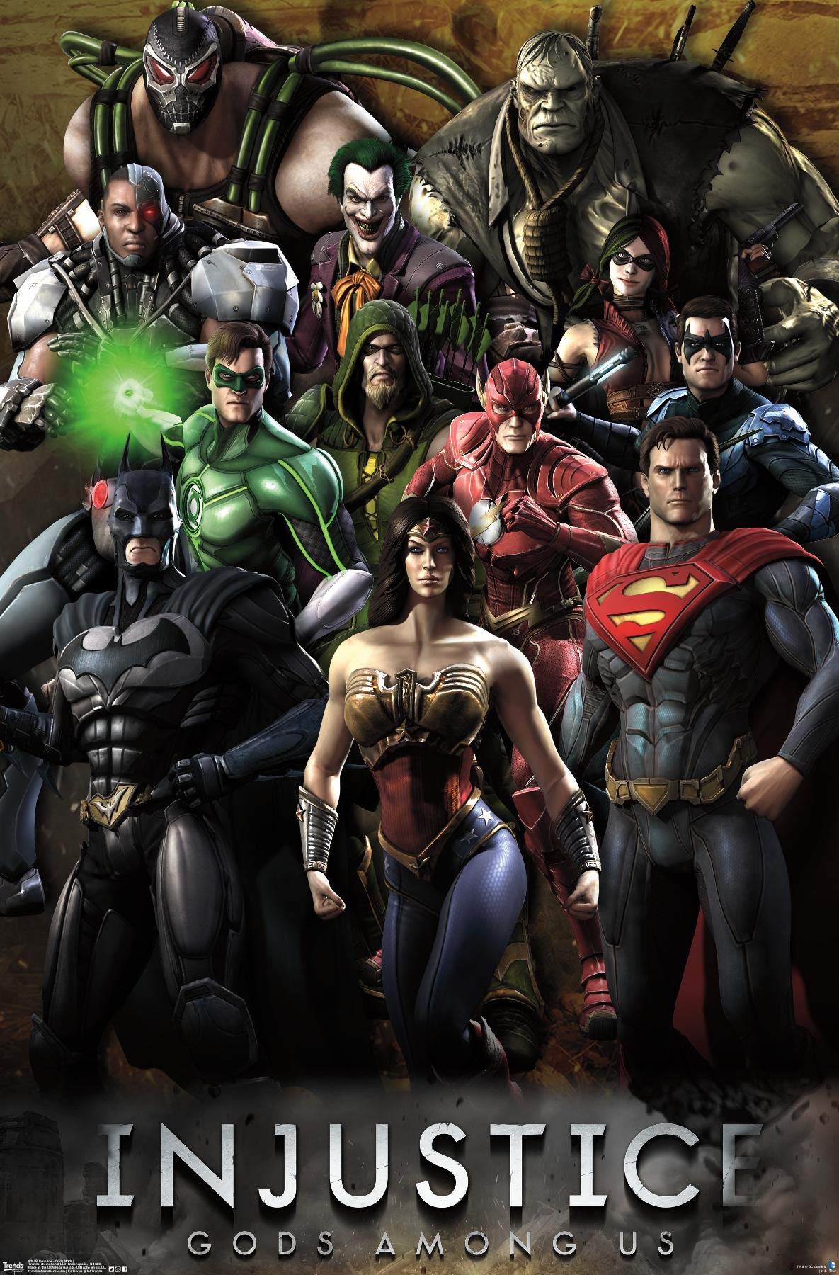 Buy Trends International 24X36 DC Comics Videogame Injustice Gods