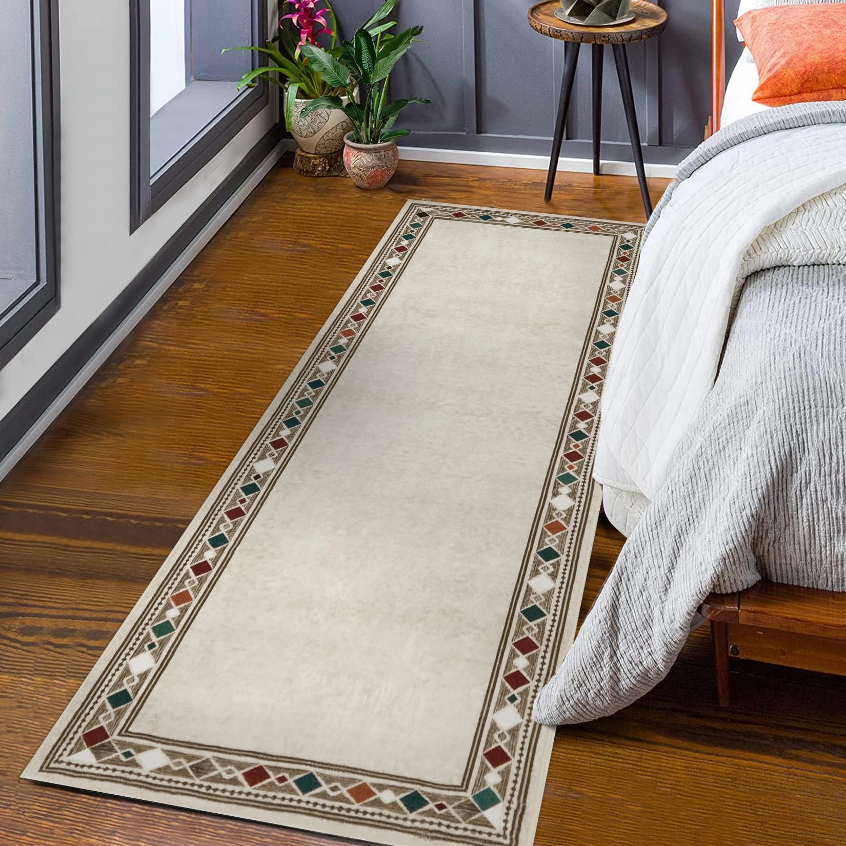 Tapis moderne sans peluche pour un entretien facile et un sol propre