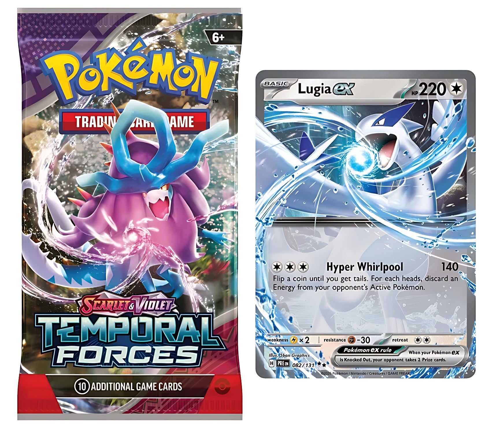 Pokémon TCG Booster Pack & Ultra Rare Card Bundle | Includes EX, V, VMAX,  or VSTAR Cards | Perfect Pokemon Gift Bundle