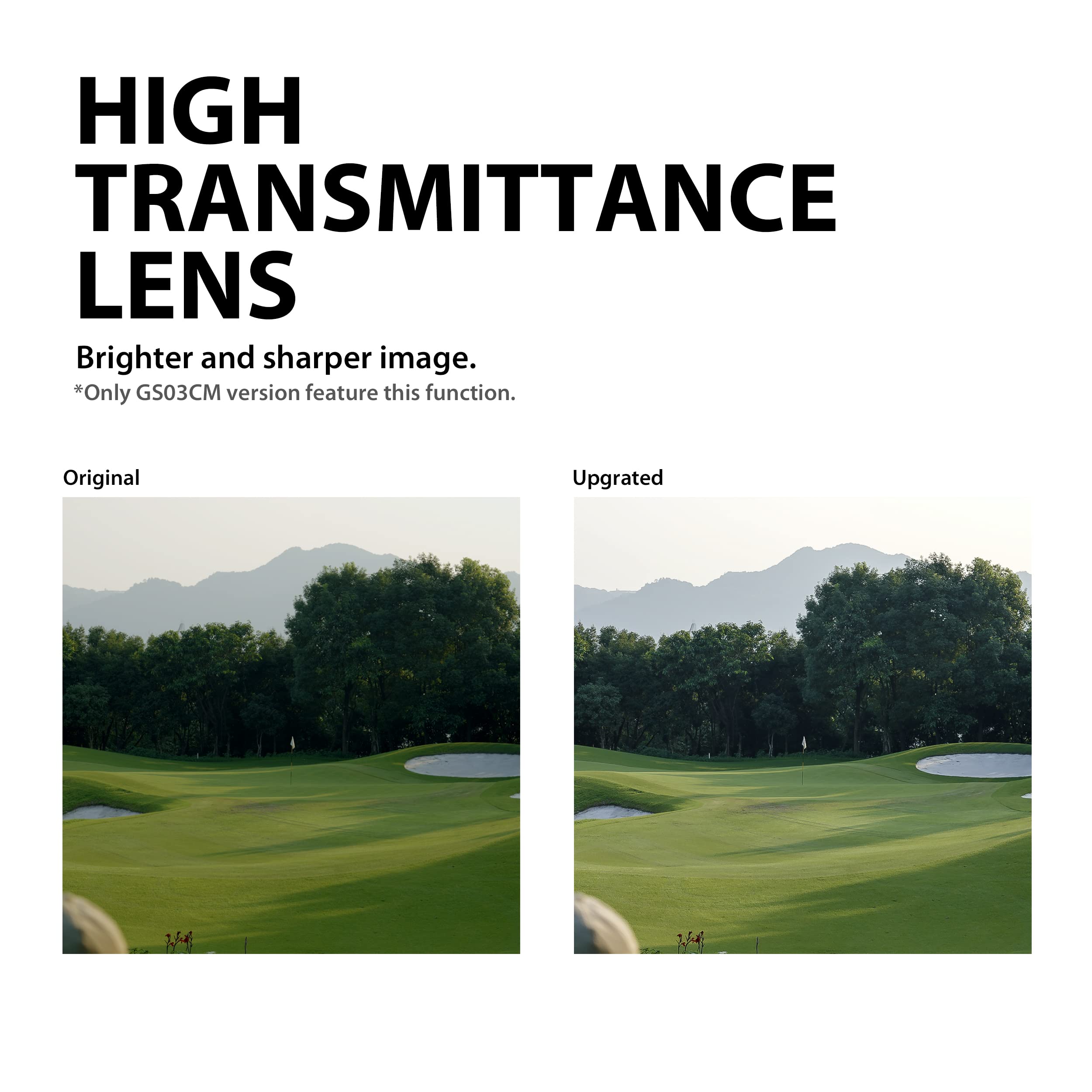 Gogogo Sport Vpro Golf Entfernungsmesser mit Slope & Magnetstreifen 1000Yds/915M Golf Laser Entfernungsmesser mit Klare Sicht, Flag-Lock, Vibration für Golf Jagd, Legal für Turnier