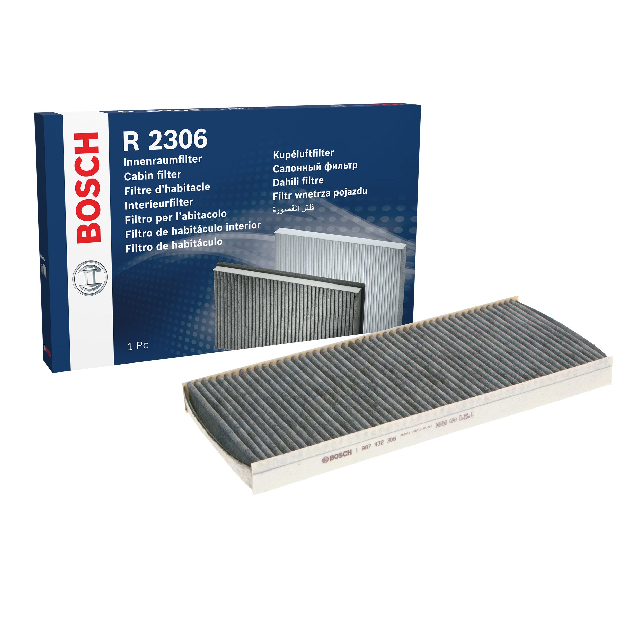 Cabin filter Activated Carbon Filter 1 987 432 306 BOSCH for FORD MAZDA
